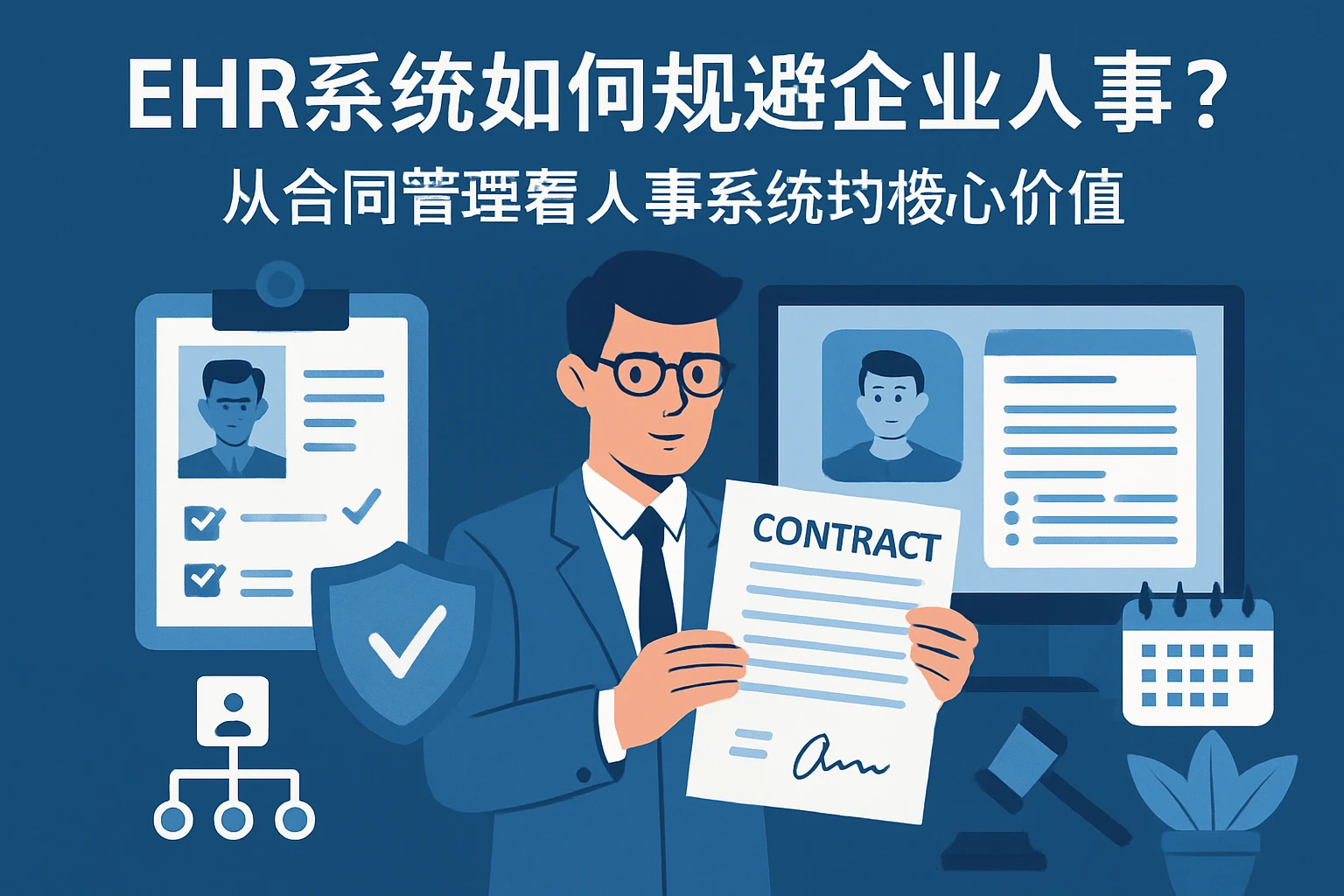 EHR系统如何规避企业人事风险？从合同管理看人事系统的核心价值