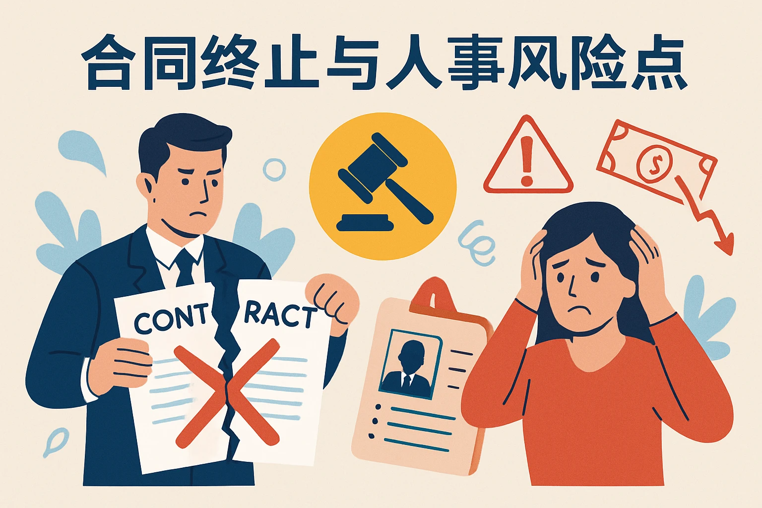 合同终止与人事风险点