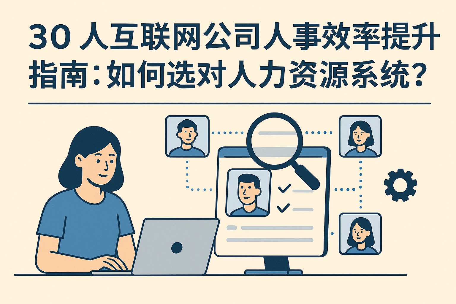 30人互联网公司人事效率提升指南：如何选对人力资源系统？