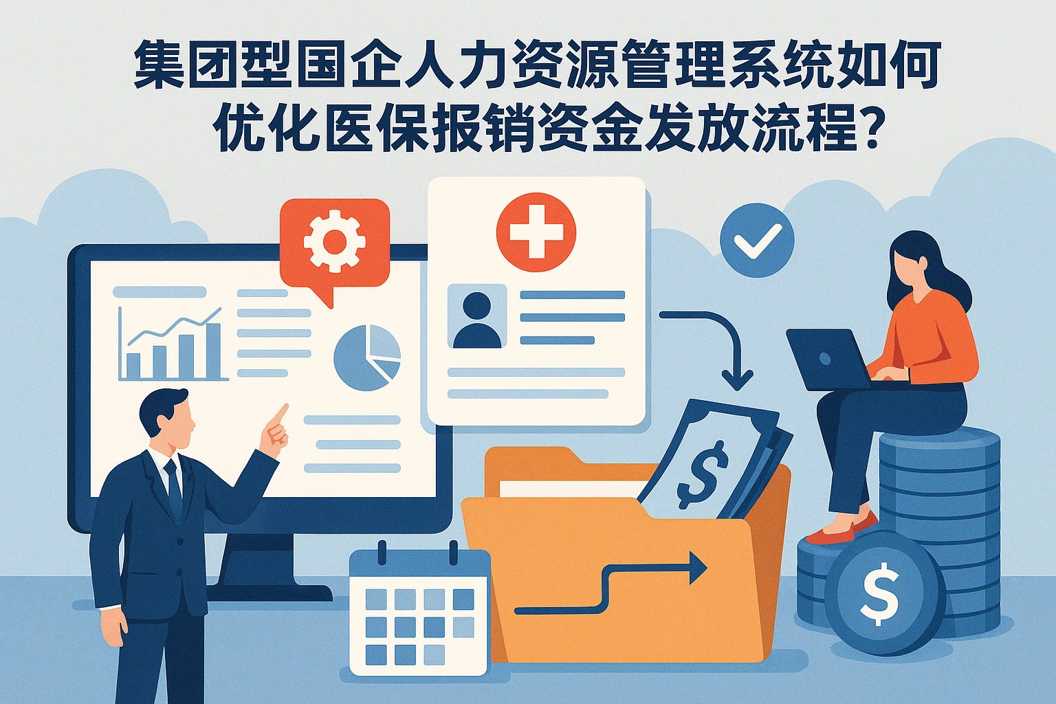 集团型国企人力资源管理系统如何优化医保报销资金发放流程？