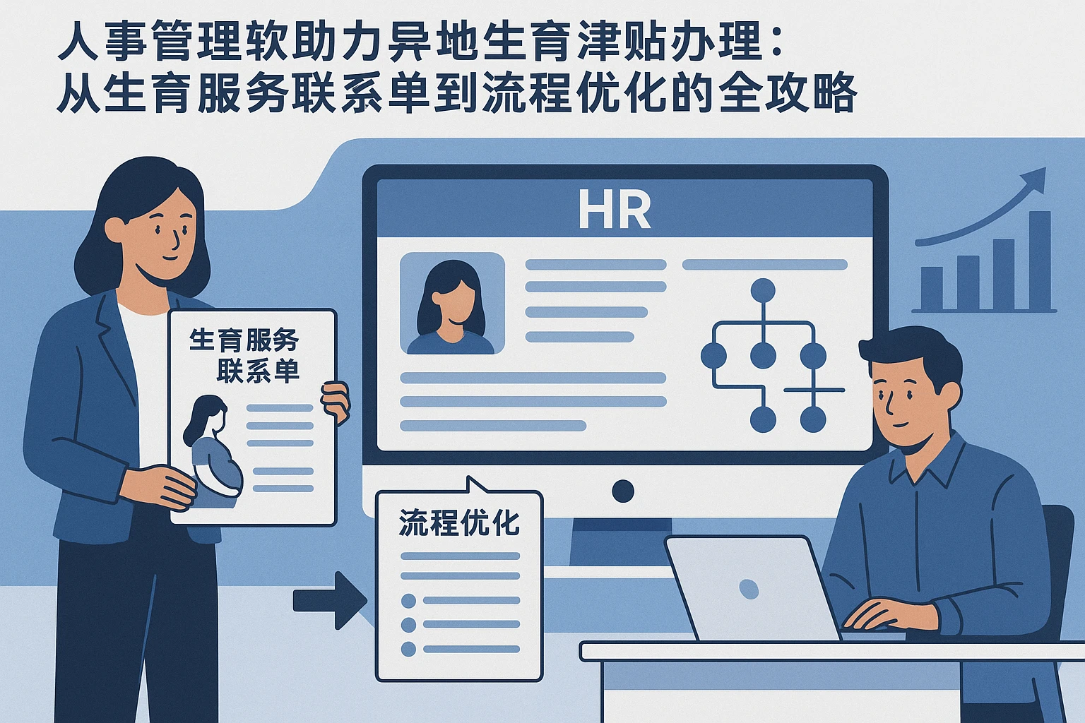 人事管理软件助力异地生育津贴办理：从生育服务联系单到流程优化的全攻略