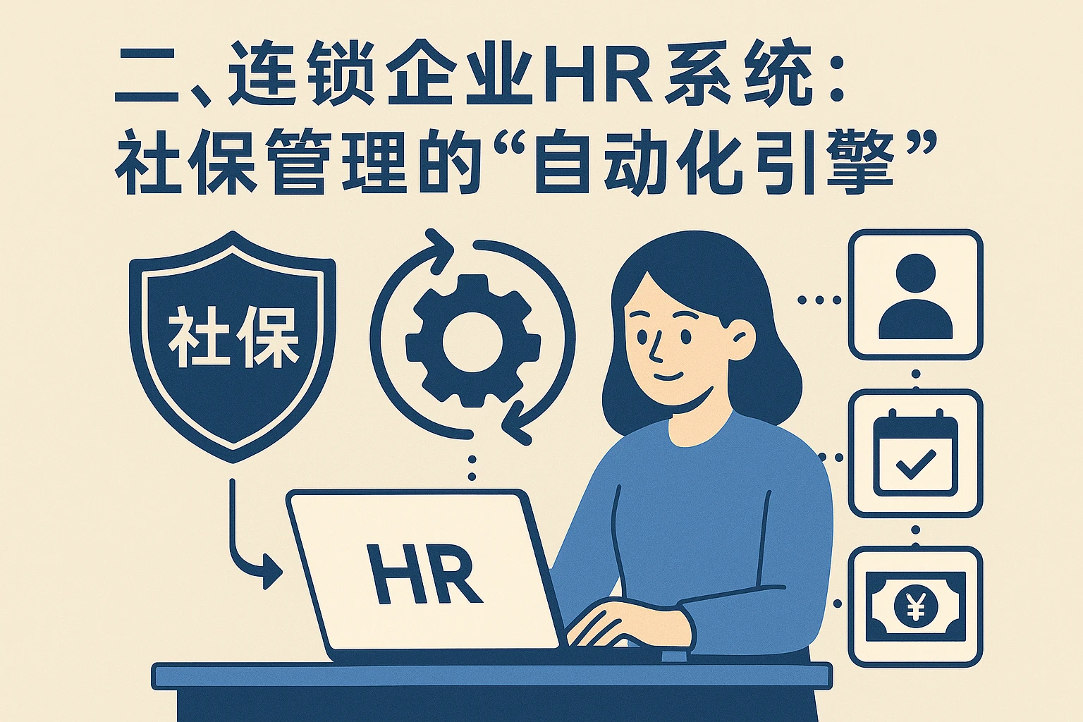 二、连锁企业HR系统：社保管理的“自动化引擎”