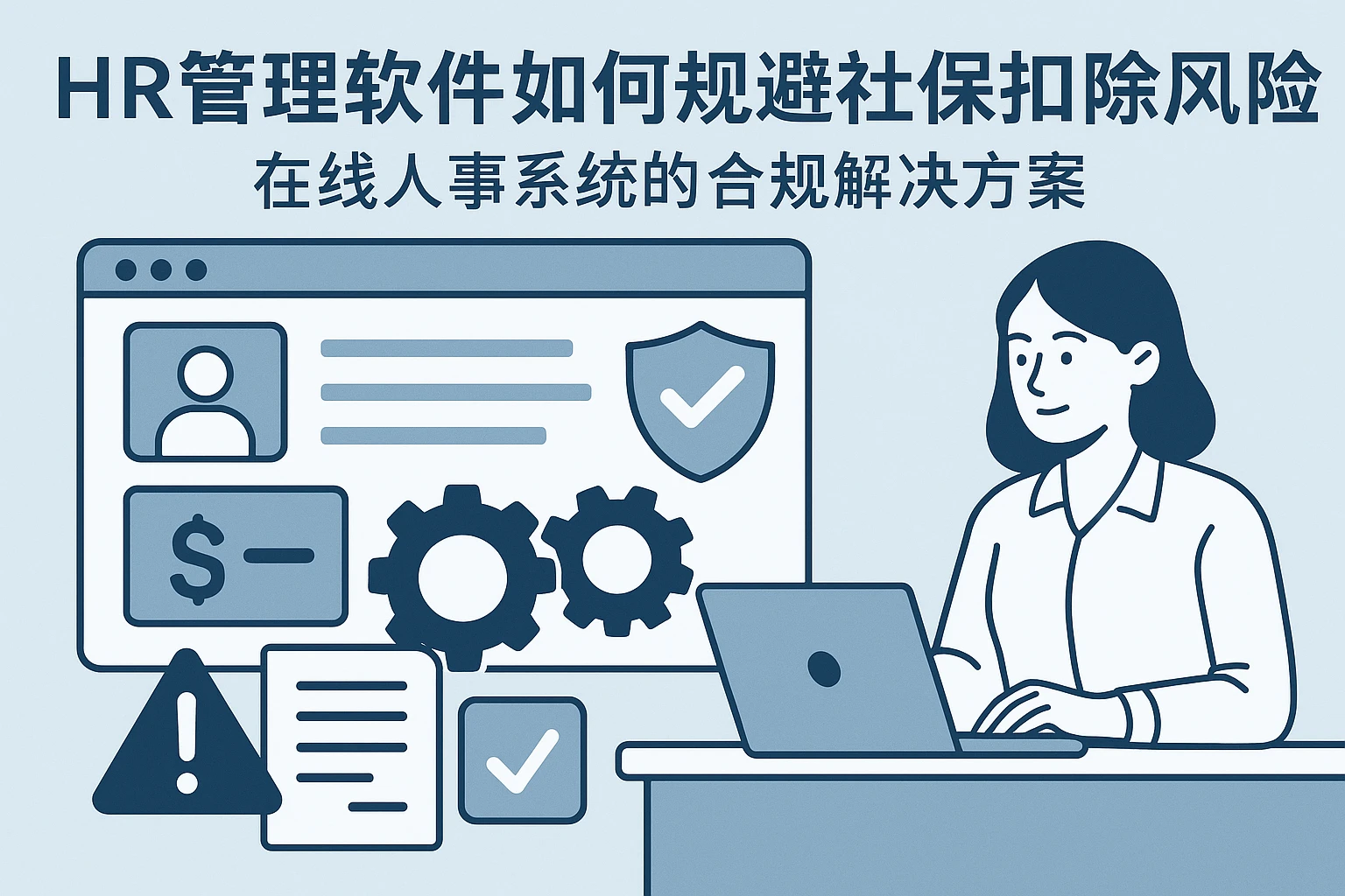 HR管理软件如何规避社保扣除风险?在线人事系统的合规解决方案