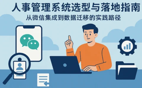 人事管理系统选型与落地指南：从微信集成到数据迁移的实践路径