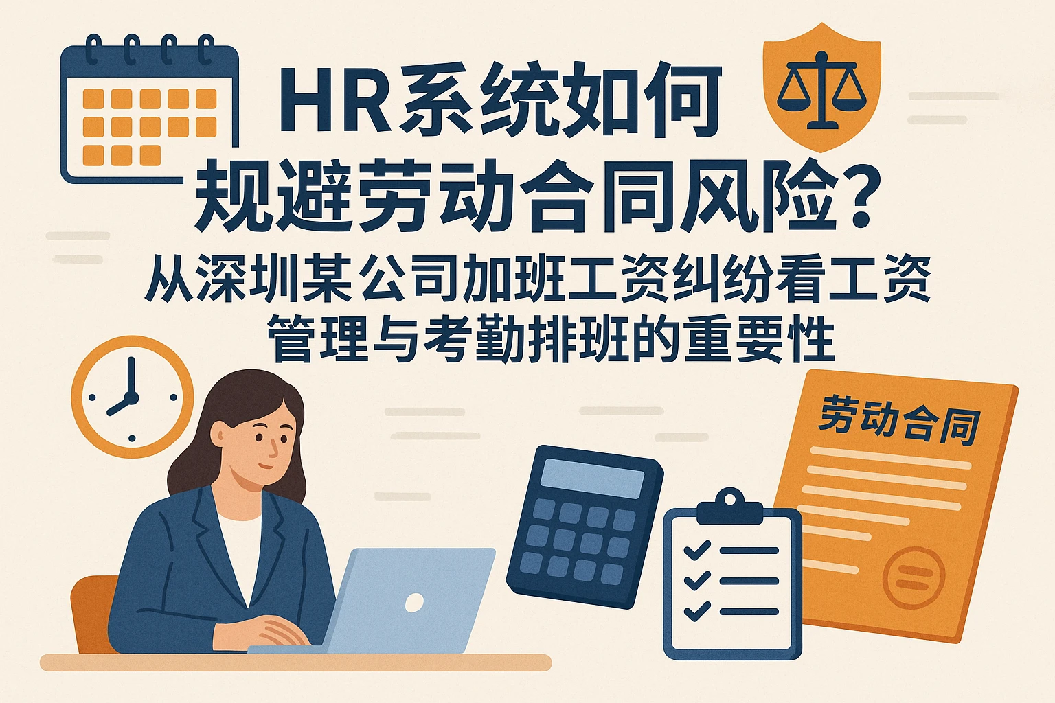 HR系统如何规避劳动合同风险？从深圳某公司加班工资纠纷看工资管理与考勤排班的重要性