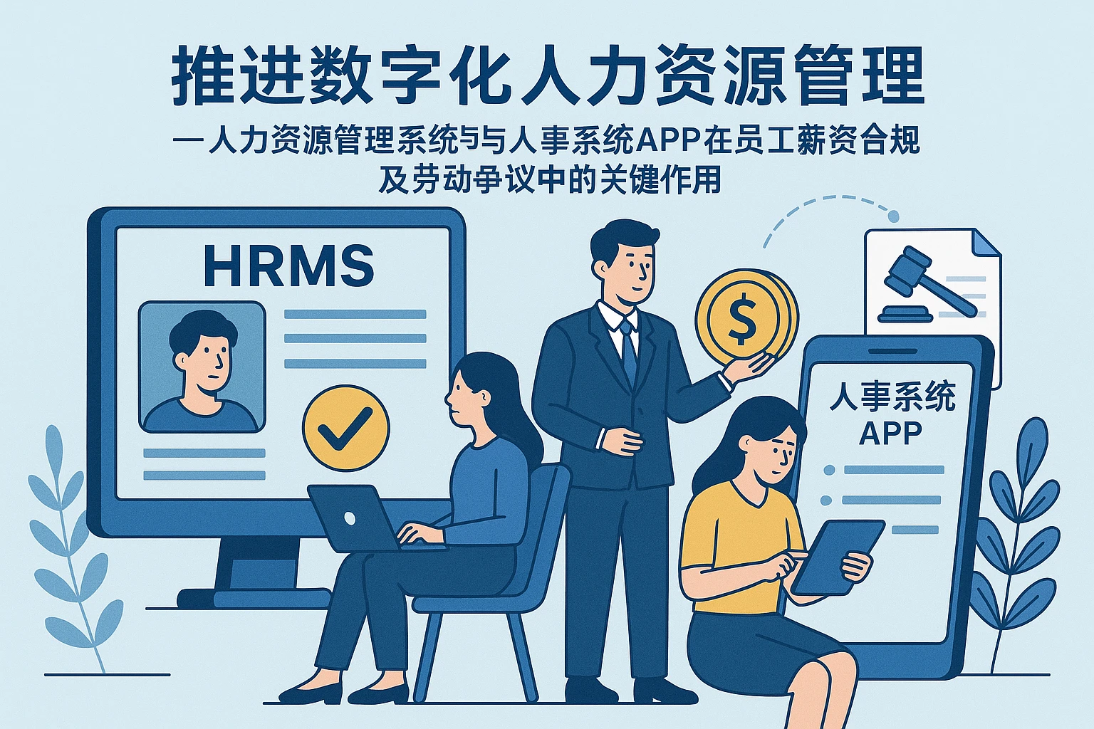 推进数字化人力资源管理——人力资源管理系统与人事系统APP在员工薪资合规及劳动争议中的关键作用