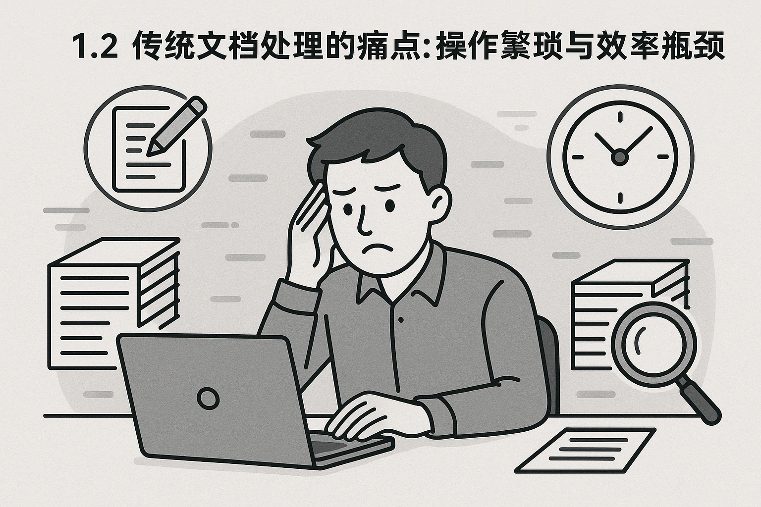 1.2 传统文档处理的痛点：操作繁琐与效率瓶颈