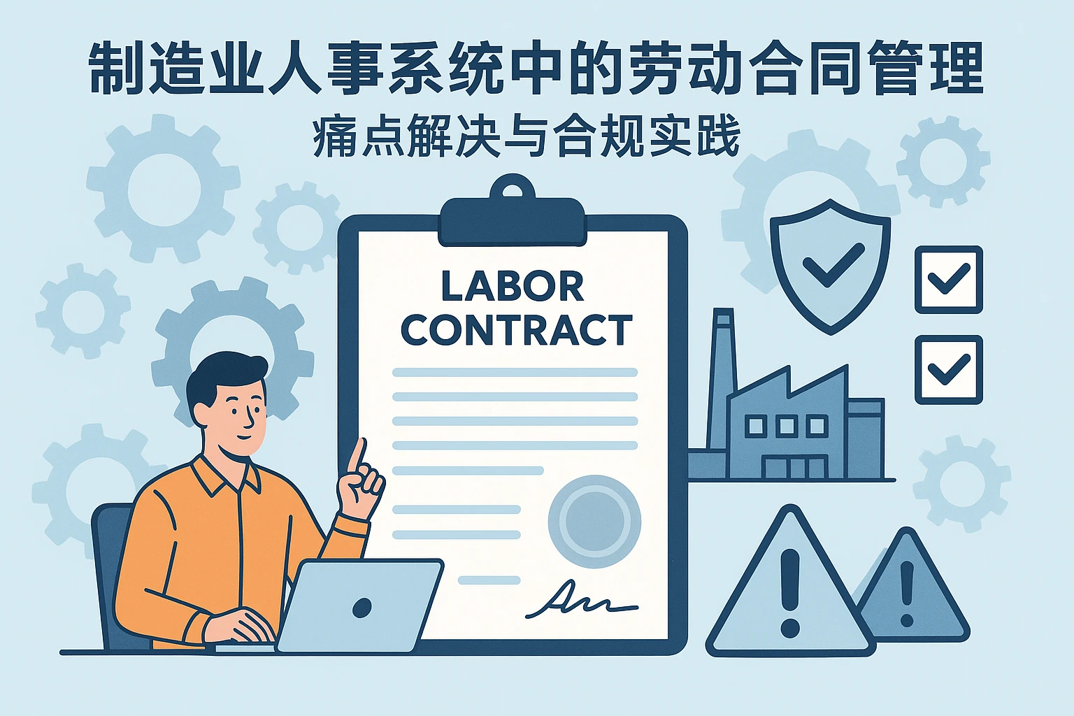 制造业人事系统中的劳动合同管理：痛点解决与合规实践