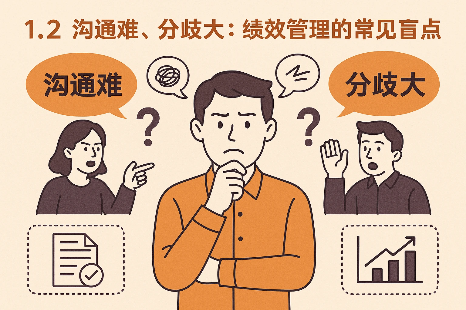 1.2 沟通难、分歧大：绩效管理的常见盲点