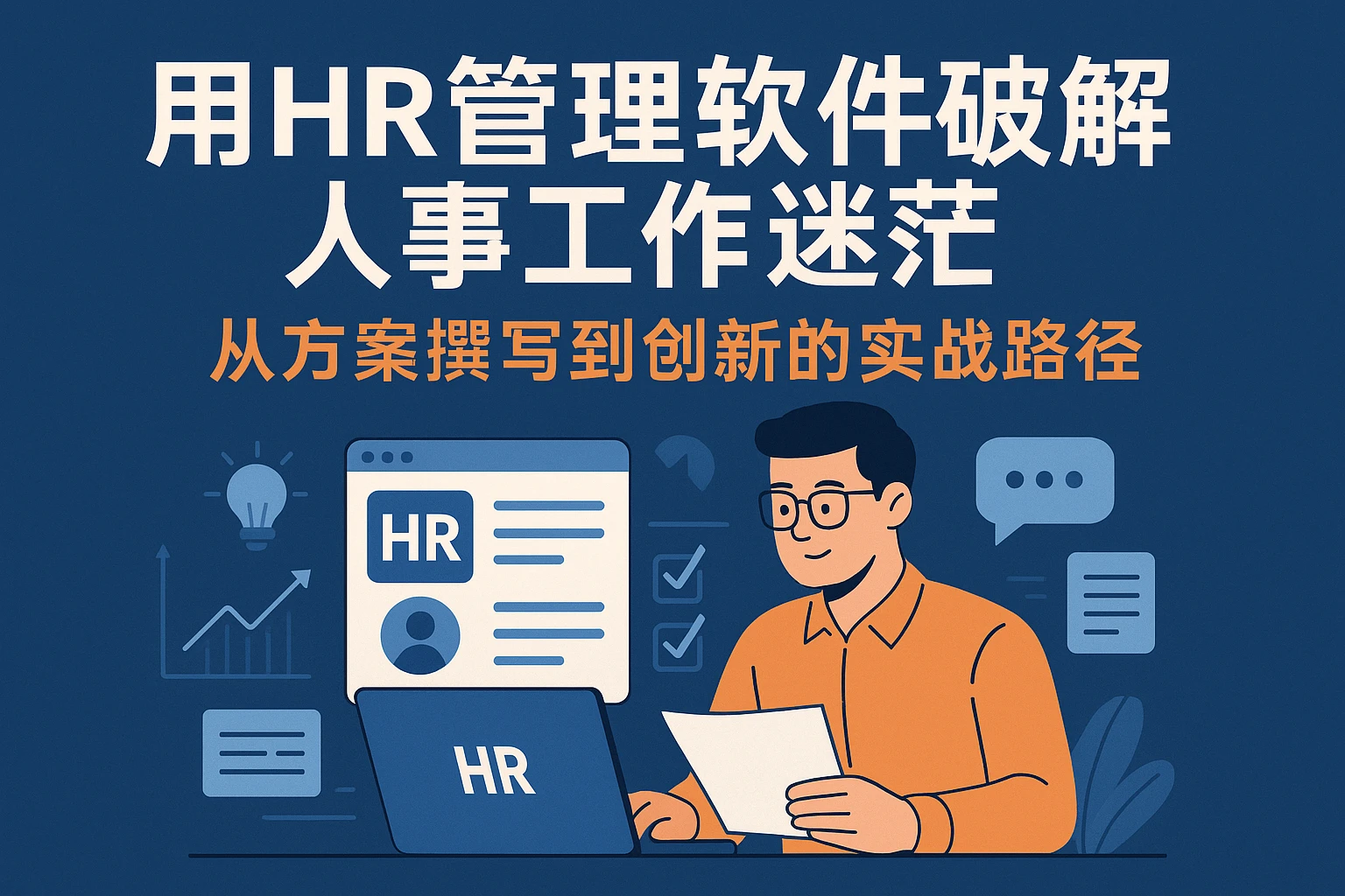 用HR管理软件破解人事工作迷茫：从方案撰写到创新的实战路径