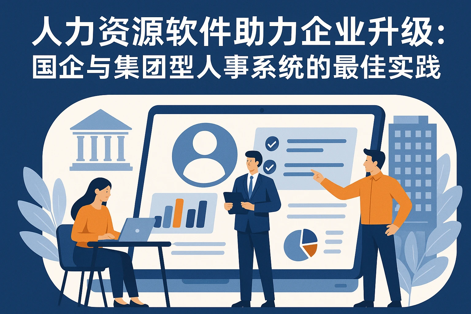 人力资源软件助力企业升级：国企与集团型人事系统的最佳实践