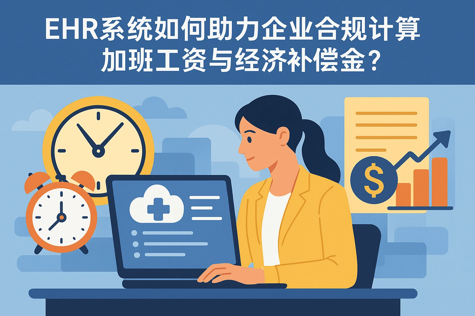 EHR系统如何助力企业合规计算加班工资与经济补偿金？