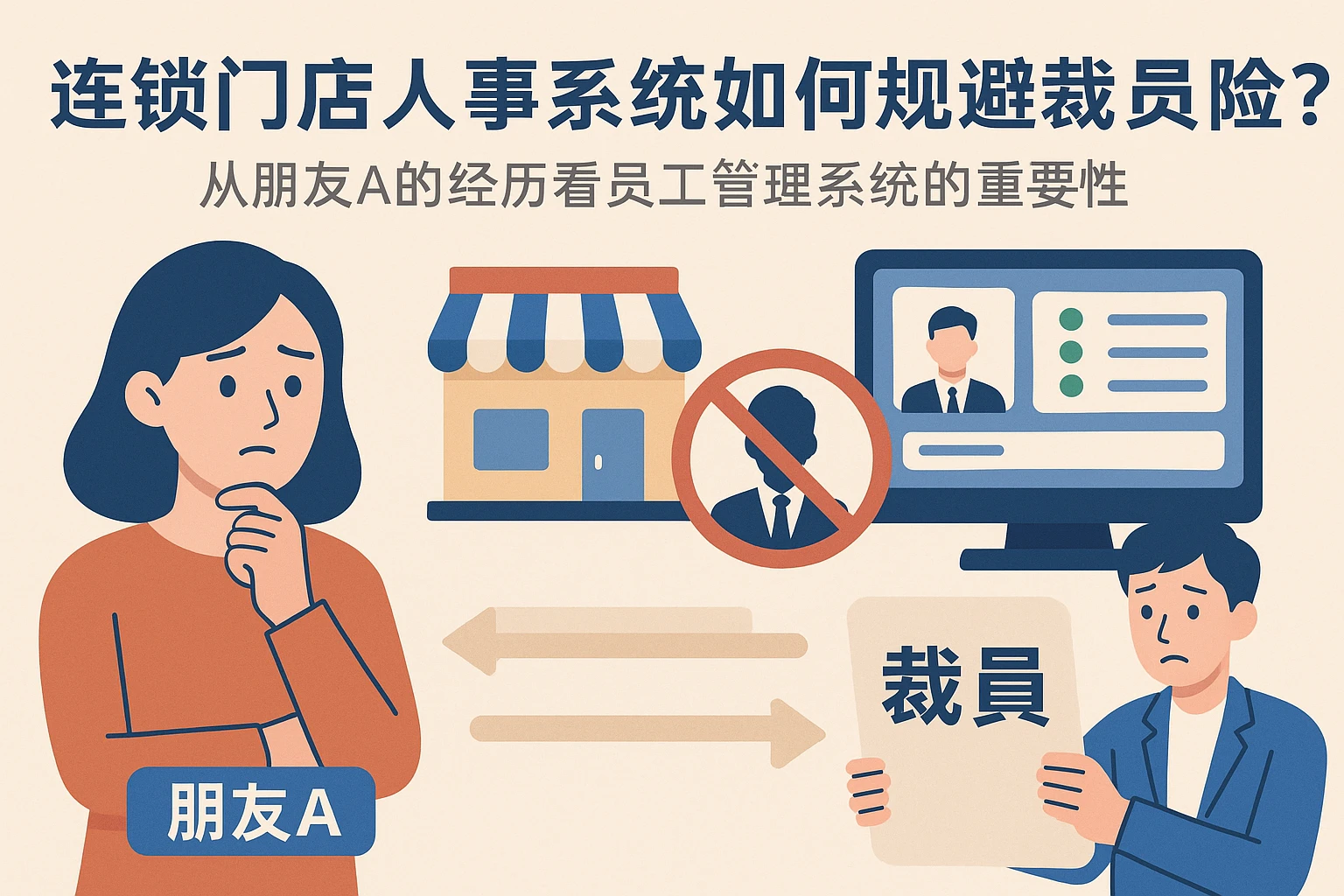 连锁门店人事系统如何规避裁员风险？从朋友A的经历看员工管理系统的重要性