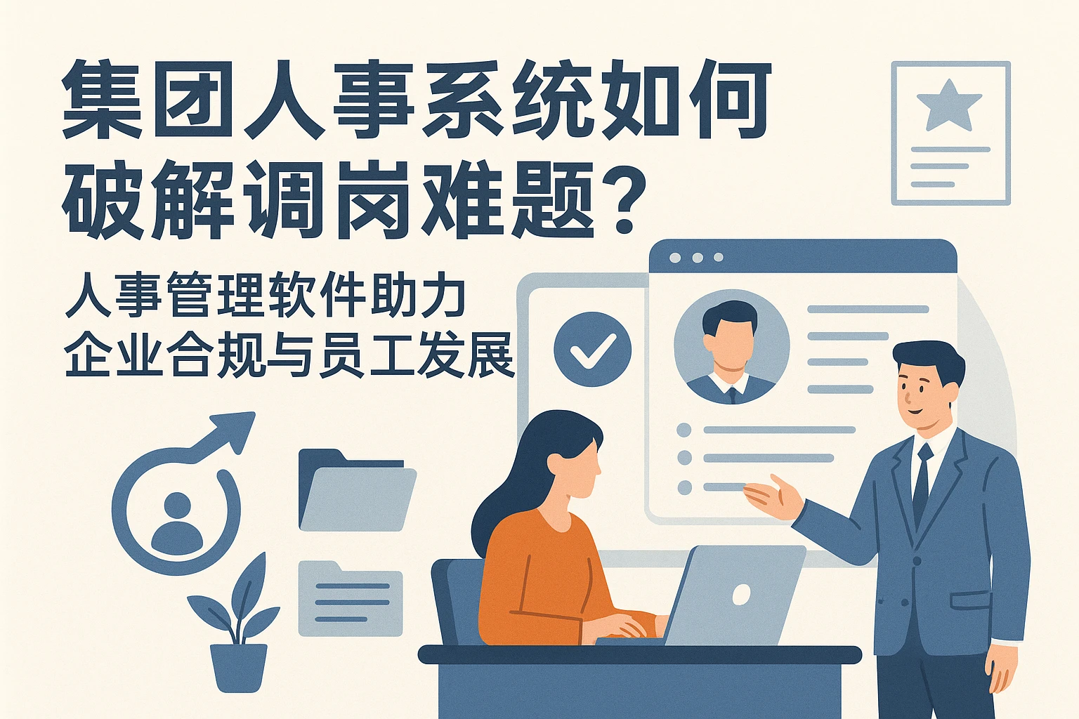 集团人事系统如何破解调岗难题？人事管理软件助力企业合规与员工发展