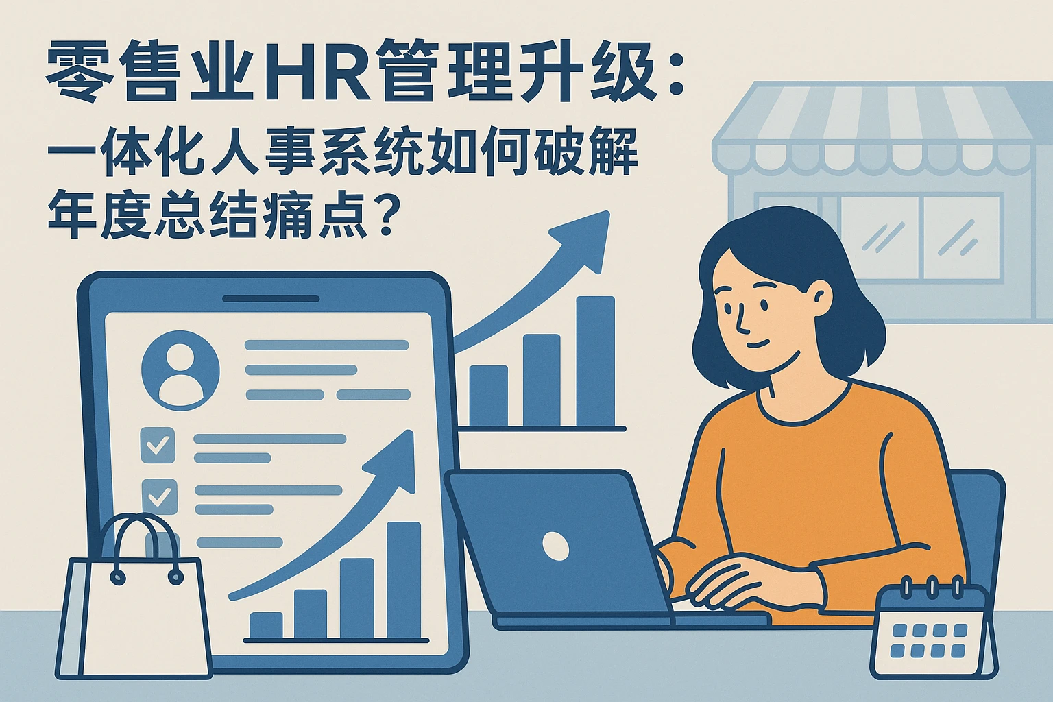 零售业HR管理升级：一体化人事系统如何破解年度总结痛点？