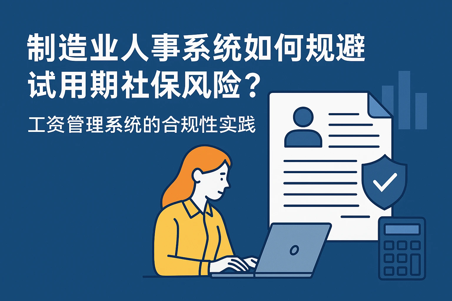 制造业人事系统如何规避试用期社保风险？工资管理系统的合规性实践