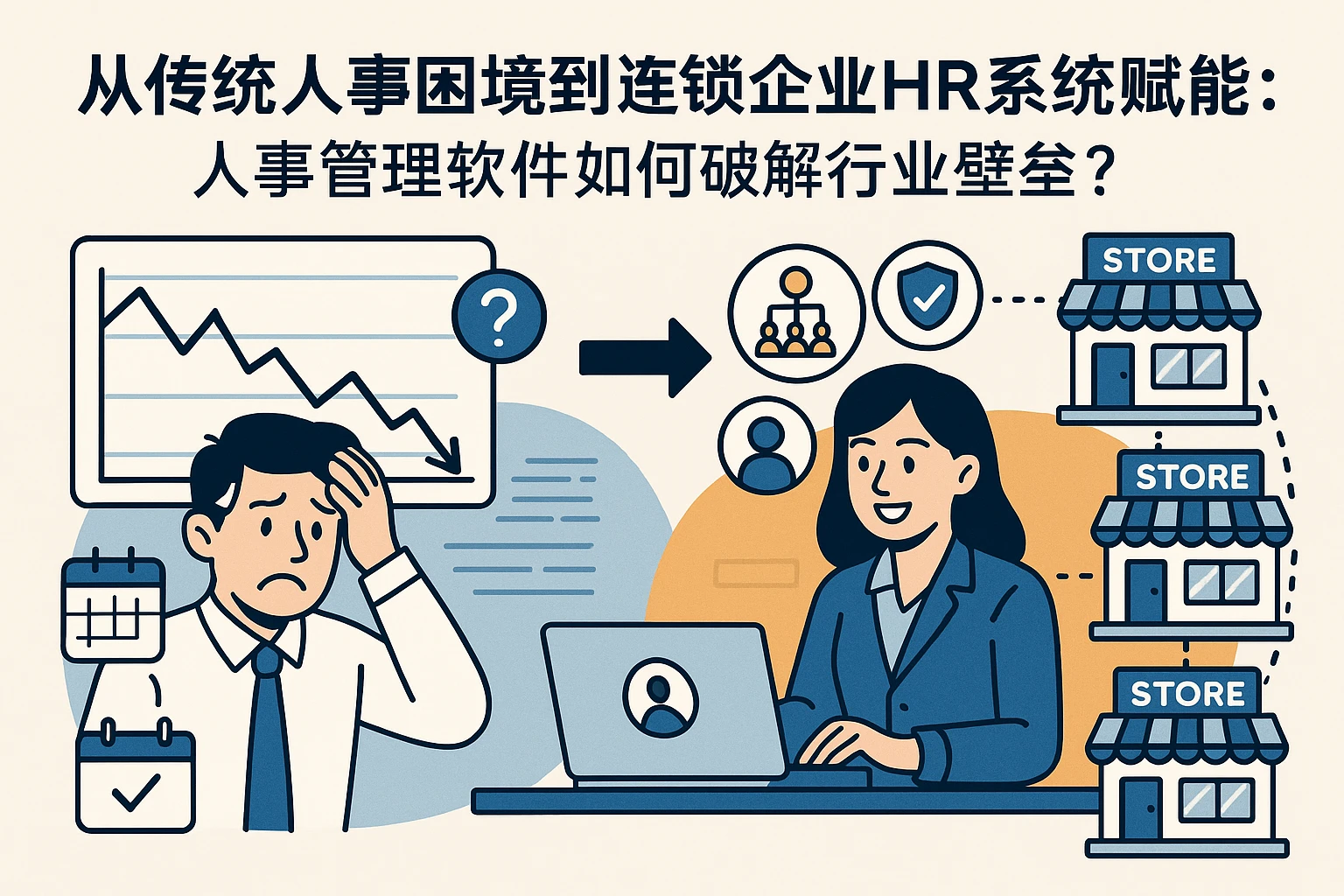 从传统人事困境到连锁企业HR系统赋能：人事管理软件如何破解行业壁垒？