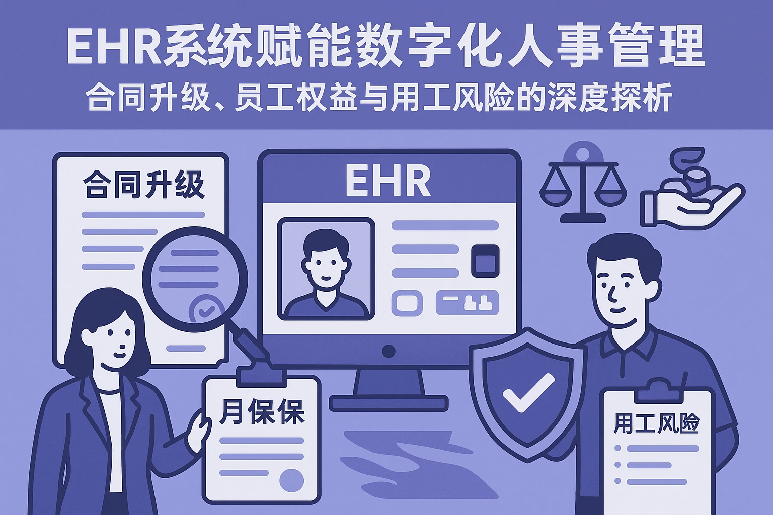 EHR系统赋能数字化人事管理：合同升级、员工权益与用工风险的深度探析