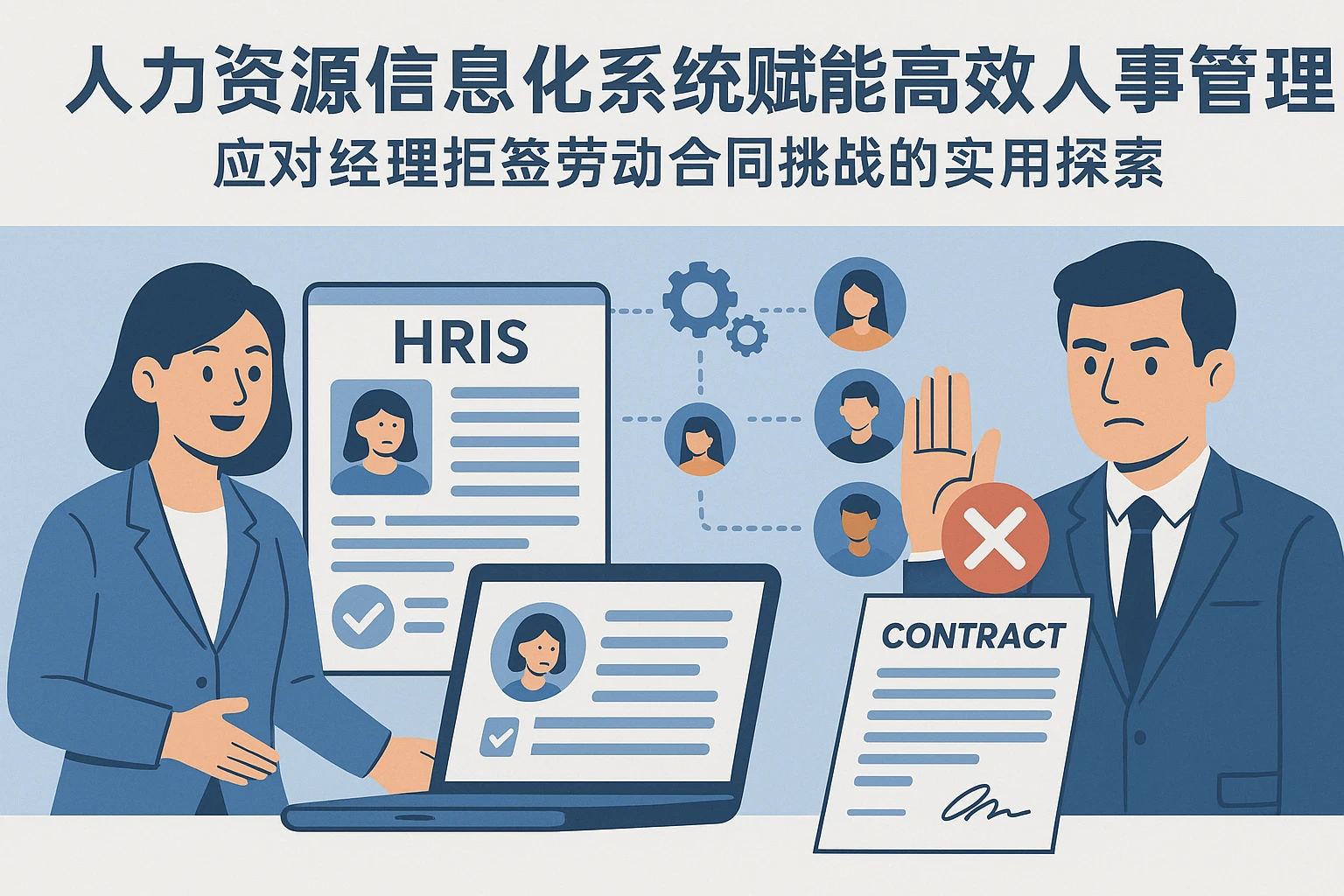 人力资源信息化系统赋能高效人事管理：应对经理拒签劳动合同挑战的实用探索