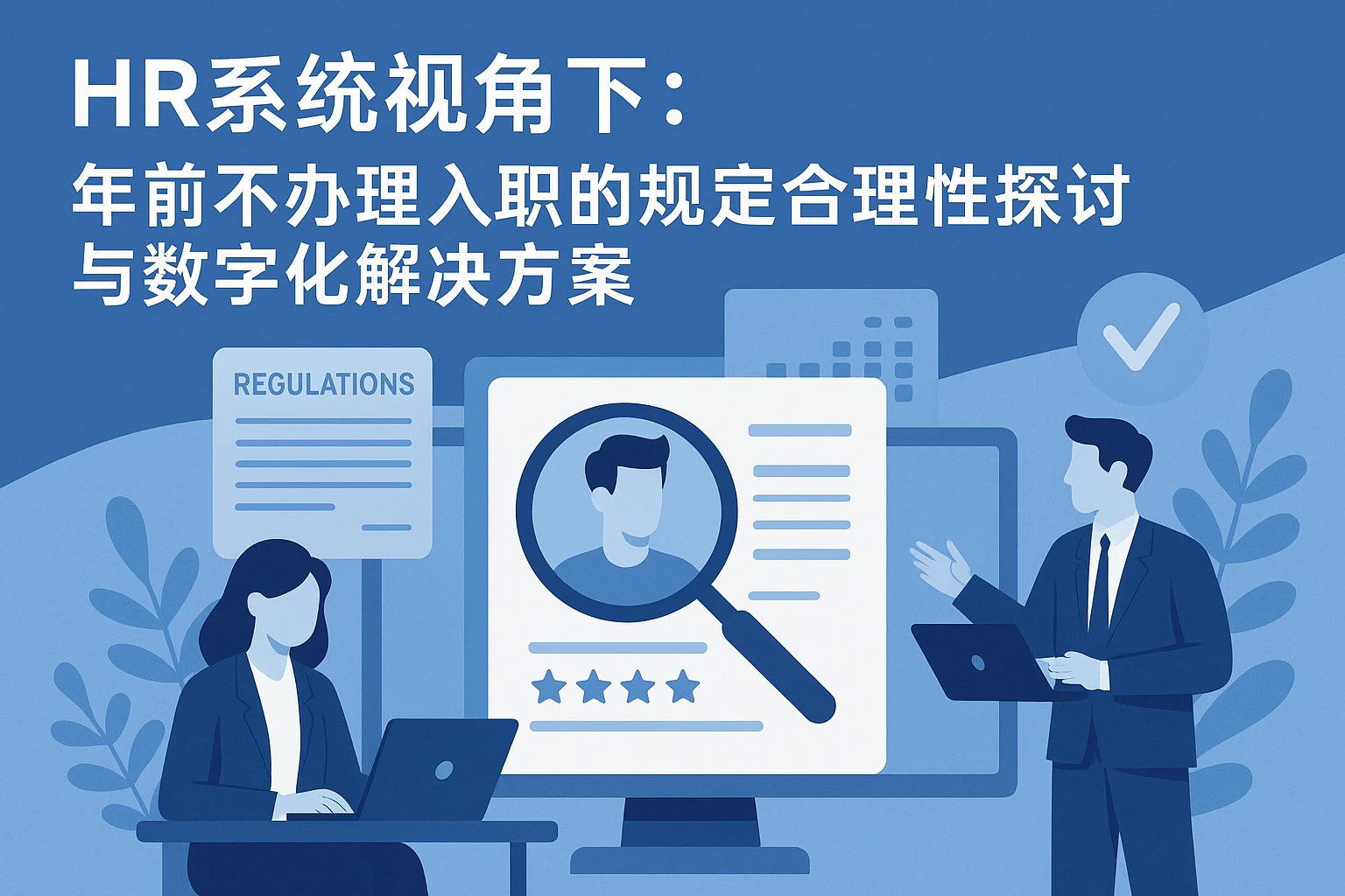 HR系统视角下：年前不办理入职的规定合理性探讨与数字化解决方案