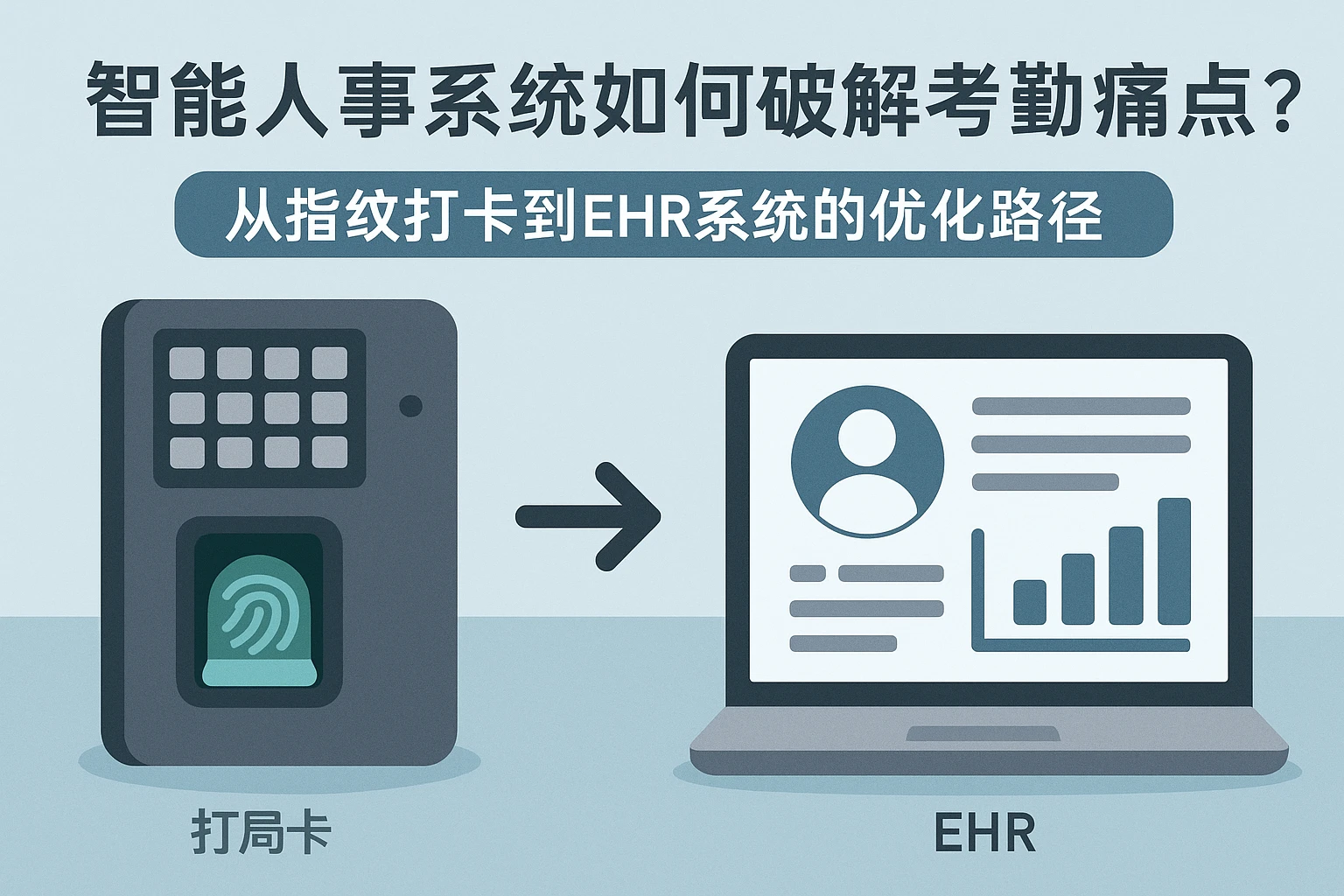 智能人事系统如何破解考勤痛点？从指纹打卡到EHR系统的优化路径