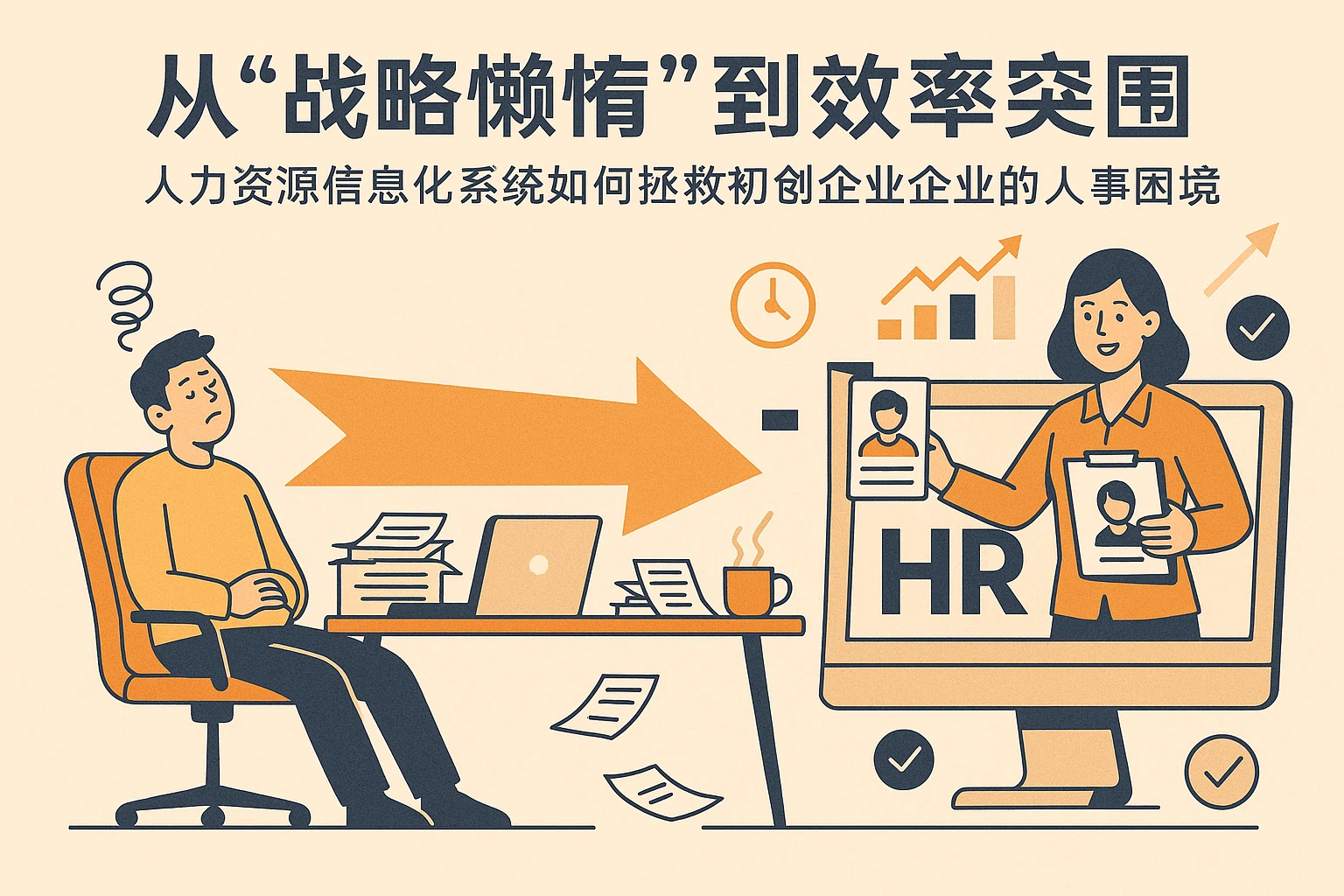 从“战略懒惰”到效率突围：人力资源信息化系统如何拯救初创企业的人事困境？