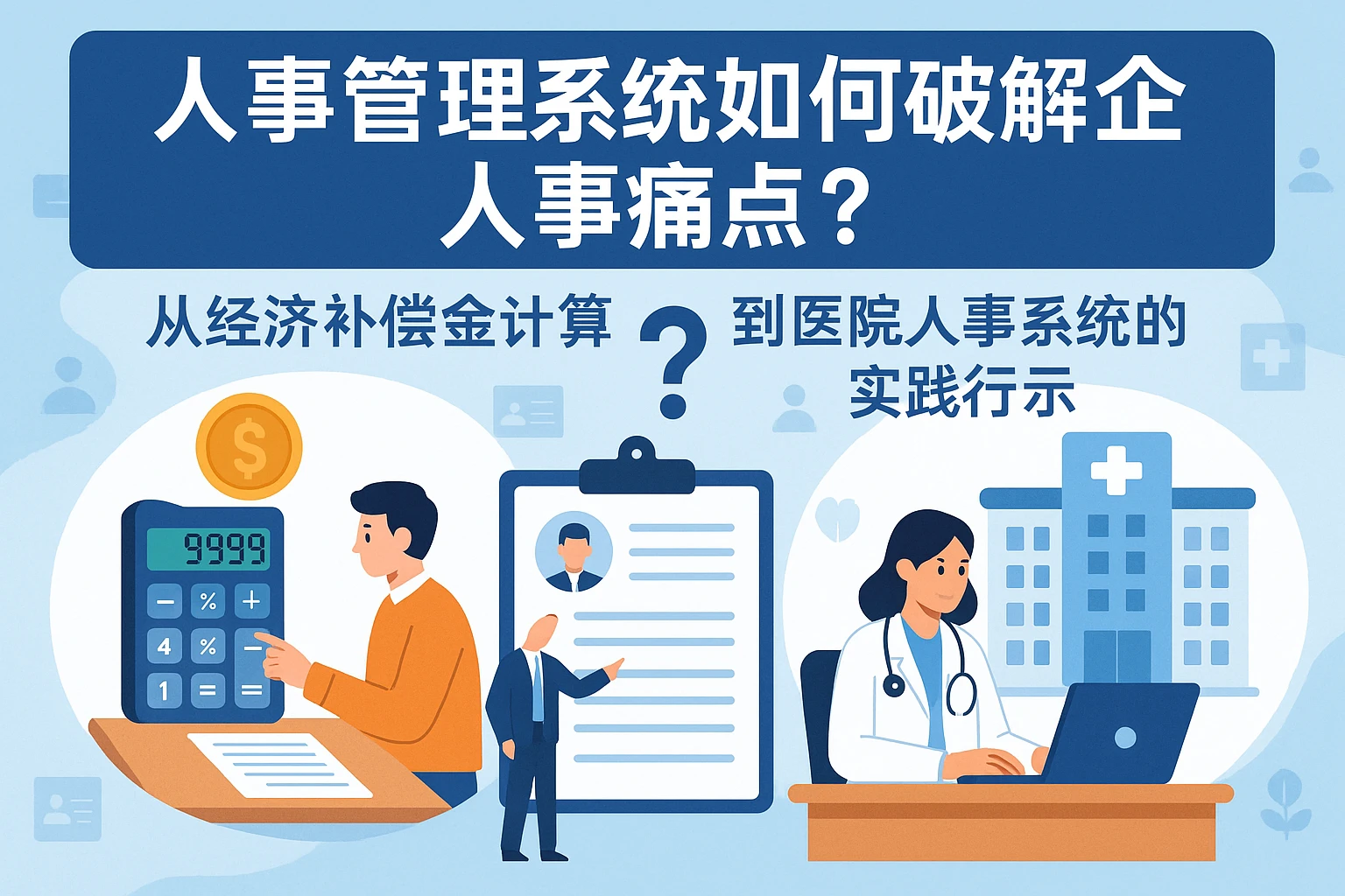 人事管理系统如何破解企业人事痛点？从经济补偿金计算到医院人事系统的实践启示