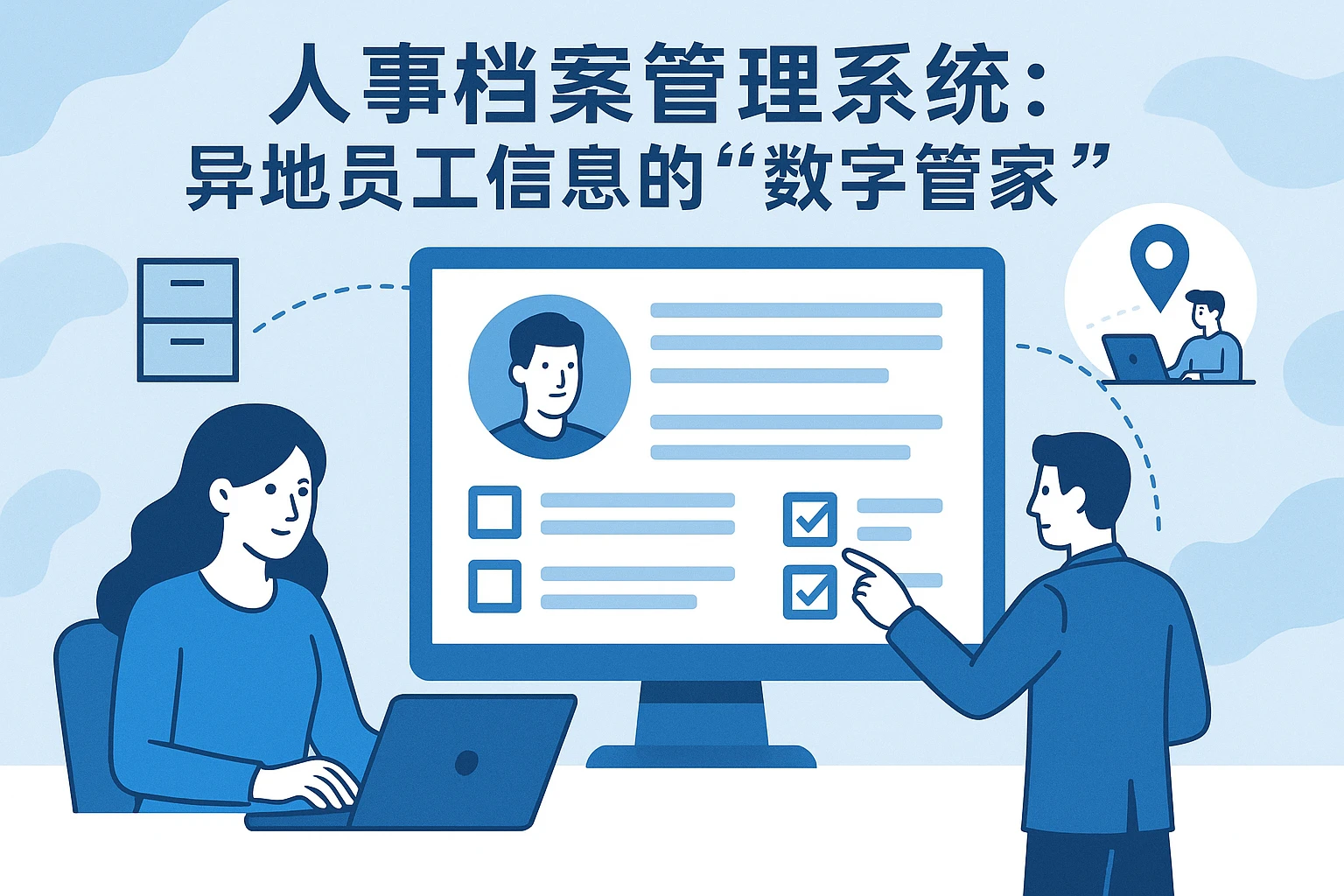 2. 人事档案管理系统：异地员工信息的“数字管家”