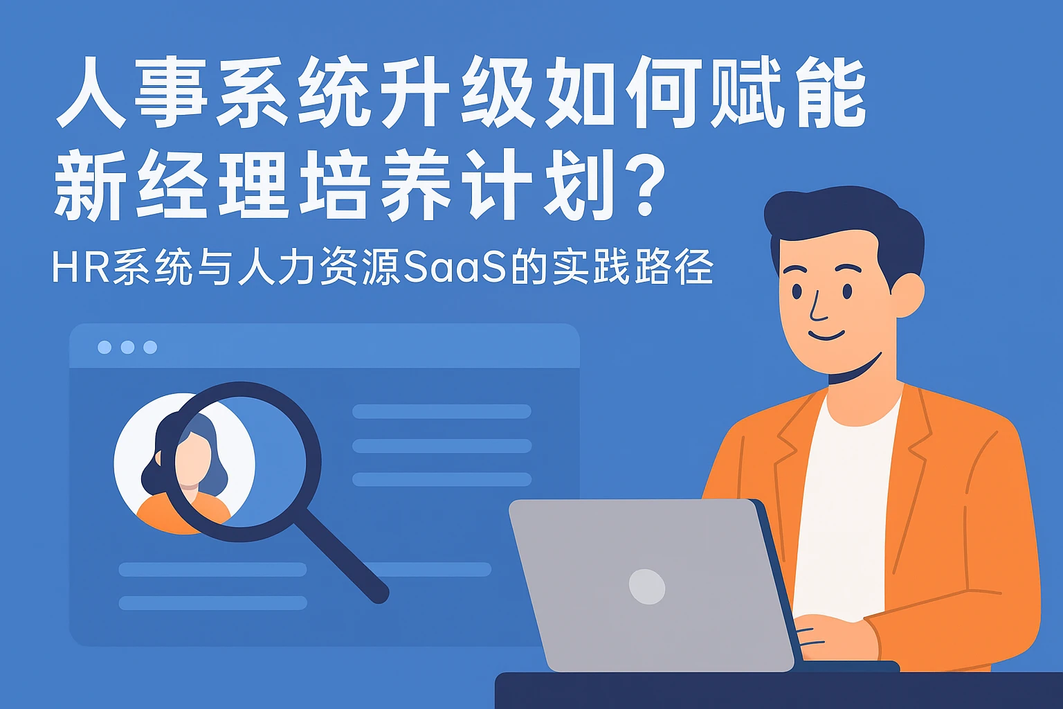 人事系统升级如何赋能新经理培养计划？HR系统与人力资源SaaS的实践路径