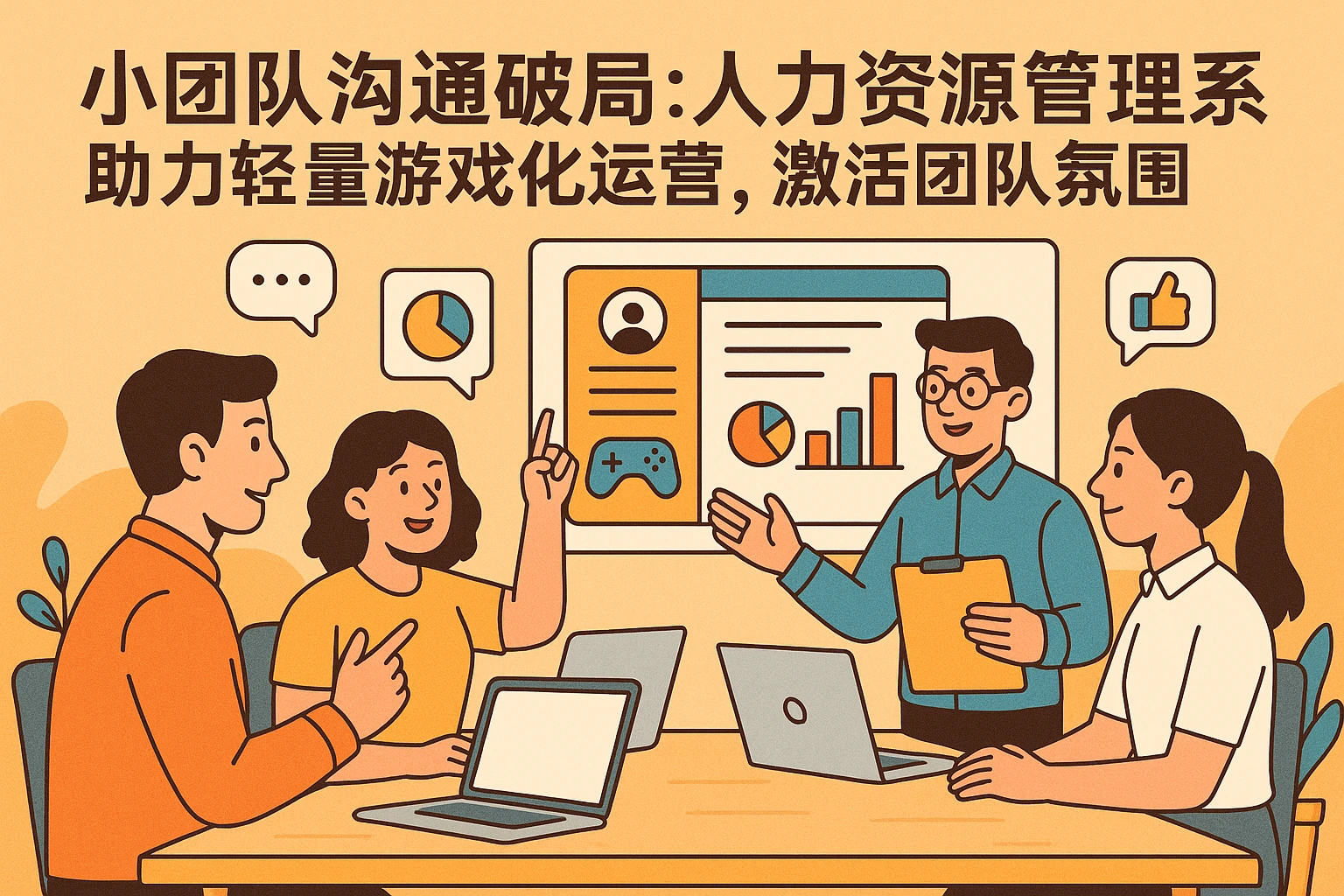 小团队沟通破局：人力资源管理系统助力轻量游戏化运营，激活团队氛围