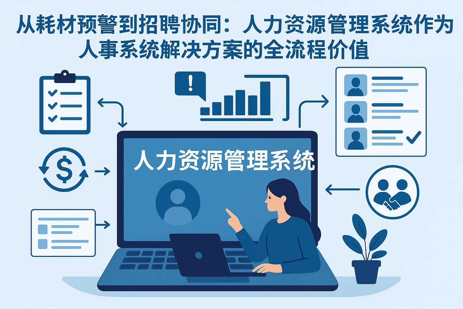 从耗材预警到招聘协同：人力资源管理系统作为人事系统解决方案的全流程价值