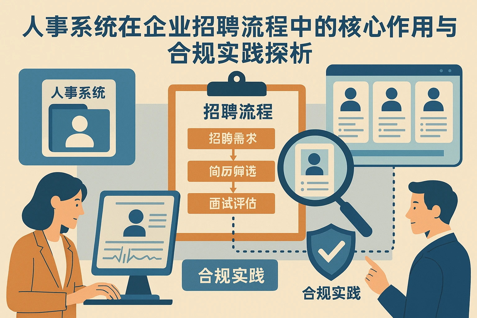 人事系统在企业招聘流程中的核心作用与合规实践探析