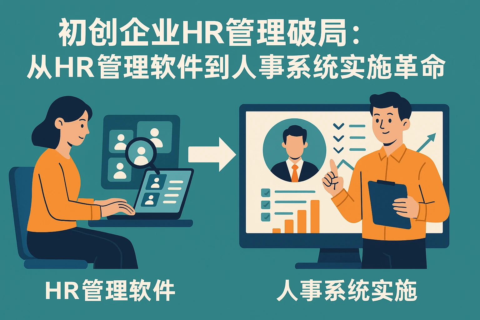 初创企业HR管理破局：从HR管理软件到人事系统实施的效率革命