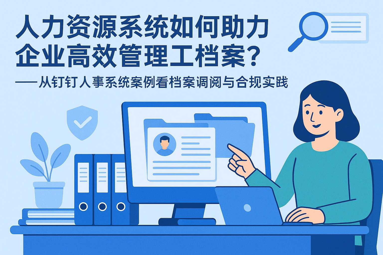 人力资源系统如何助力企业高效管理员工档案？——从钉钉人事系统案例看档案调阅与合规实践