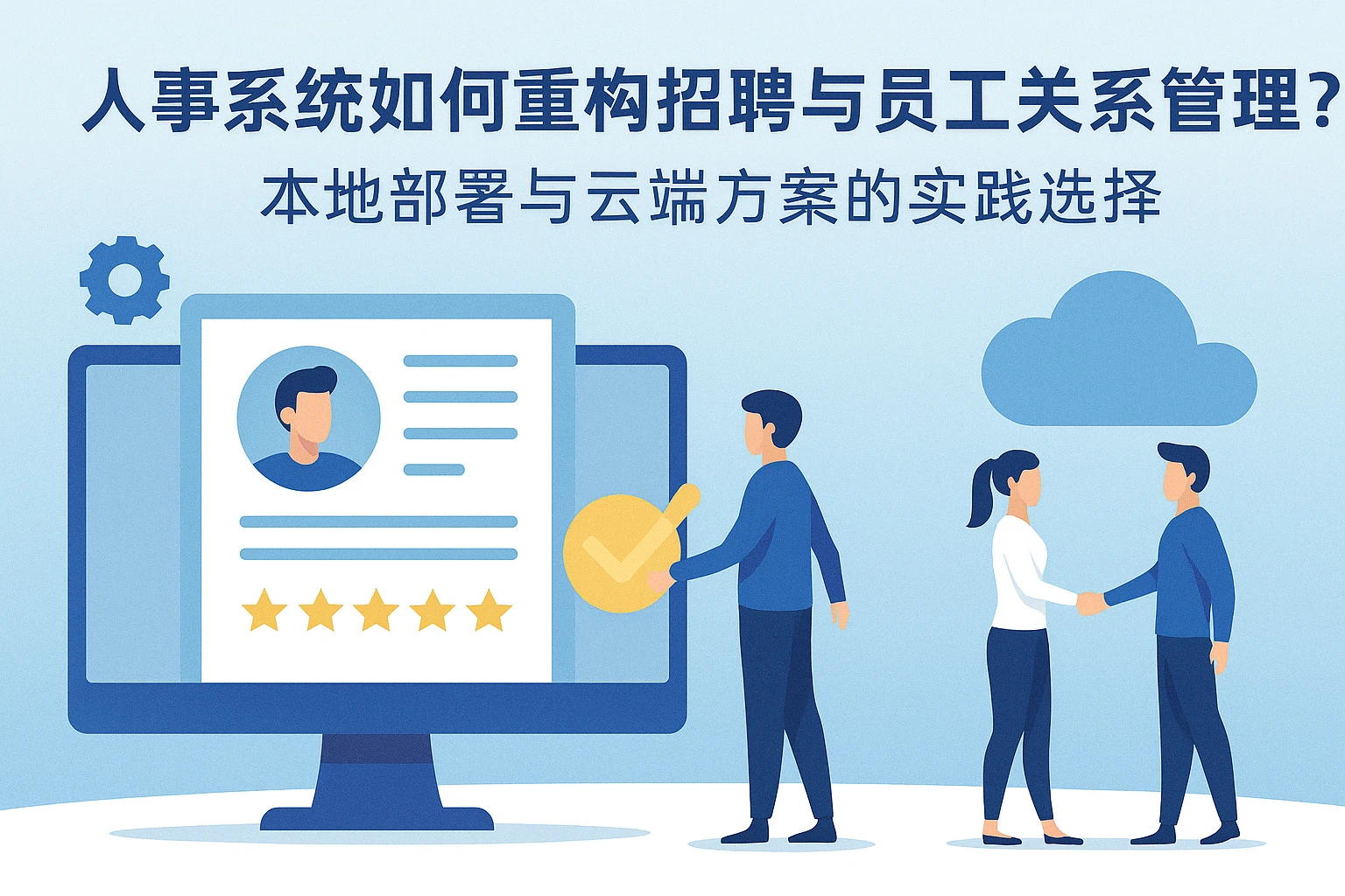 人事系统如何重构招聘与员工关系管理？本地部署与云端方案的实践选择