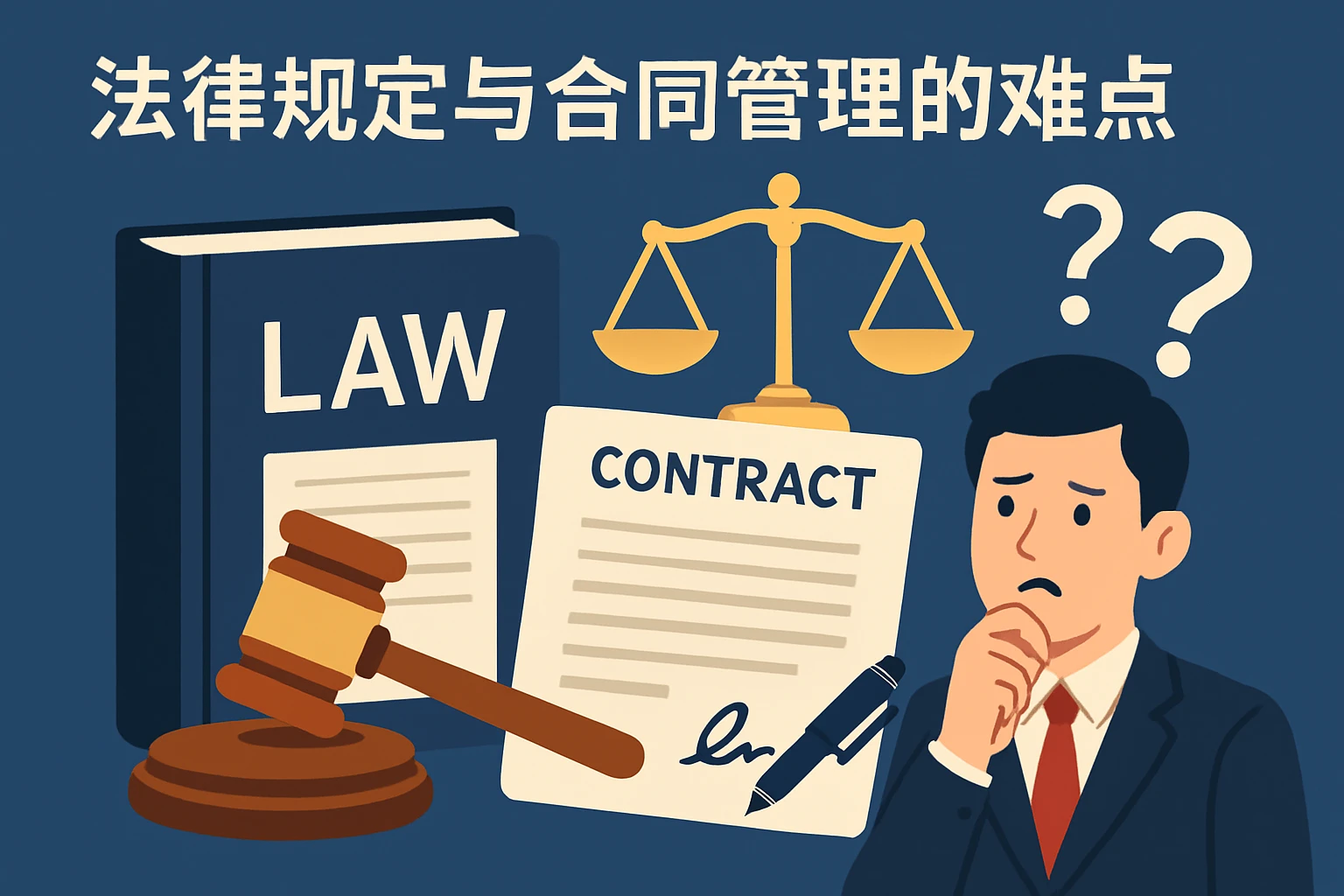 法律规定与合同管理的难点