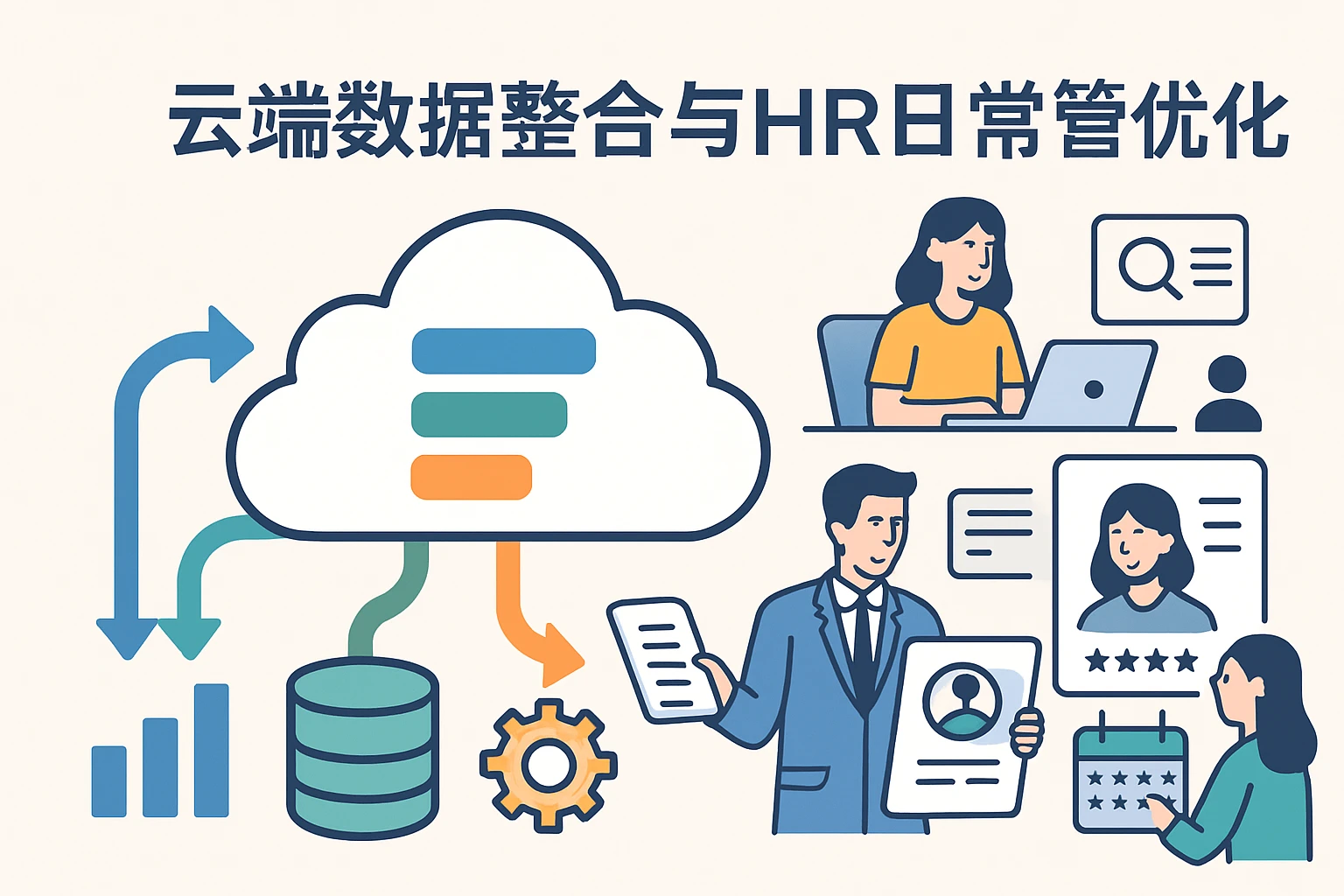 云端数据整合与HR日常管理优化