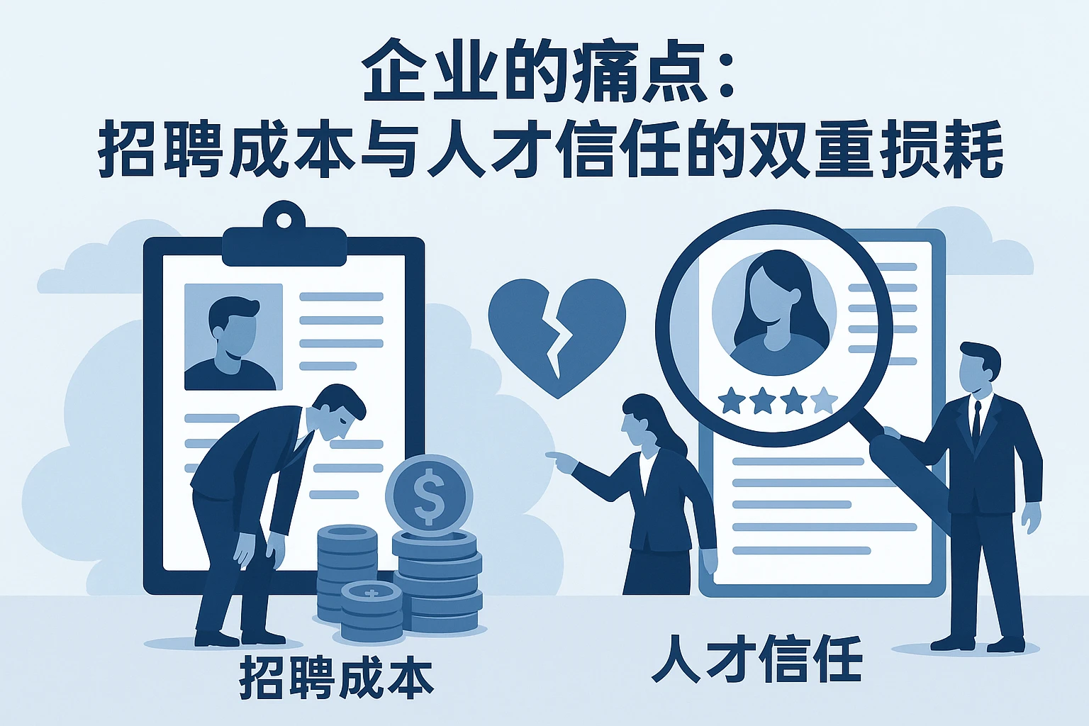 2. 企业的痛点：招聘成本与人才信任的双重损耗