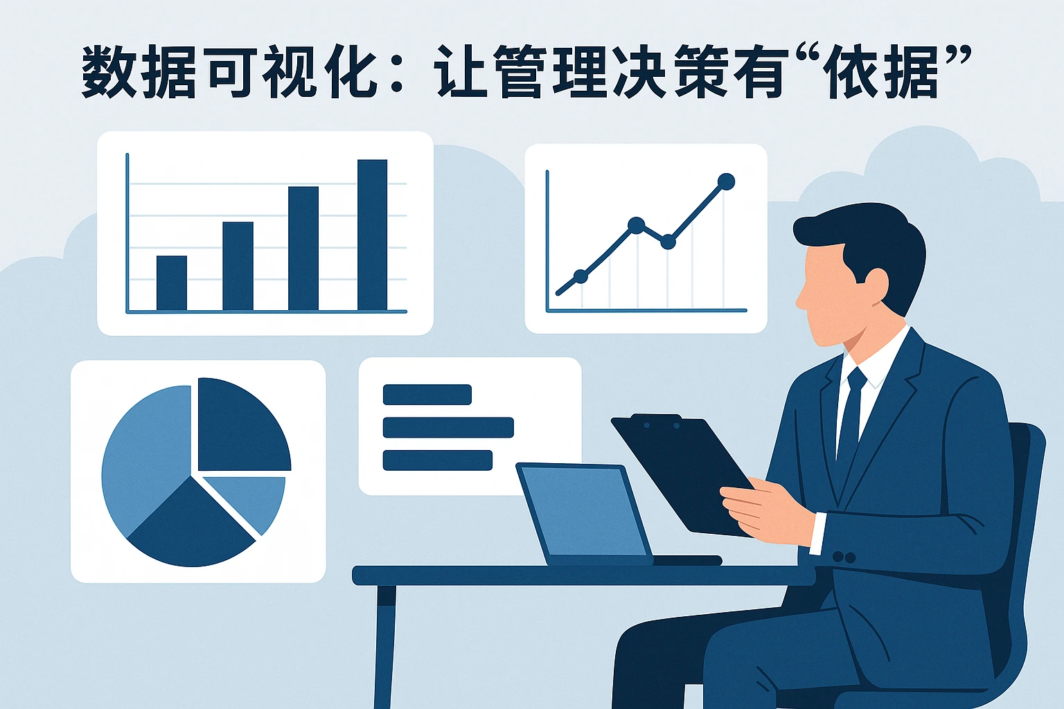 2. 数据可视化：让管理决策有“依据”