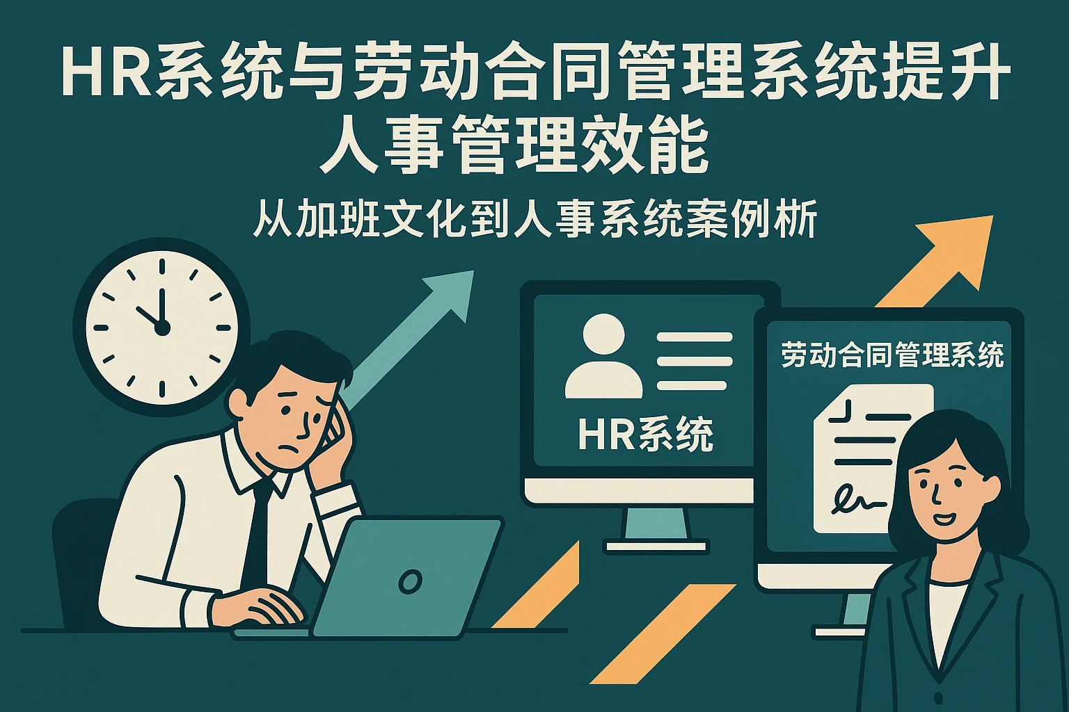 HR系统与劳动合同管理系统提升人事管理效能——从加班文化到人事系统案例解析