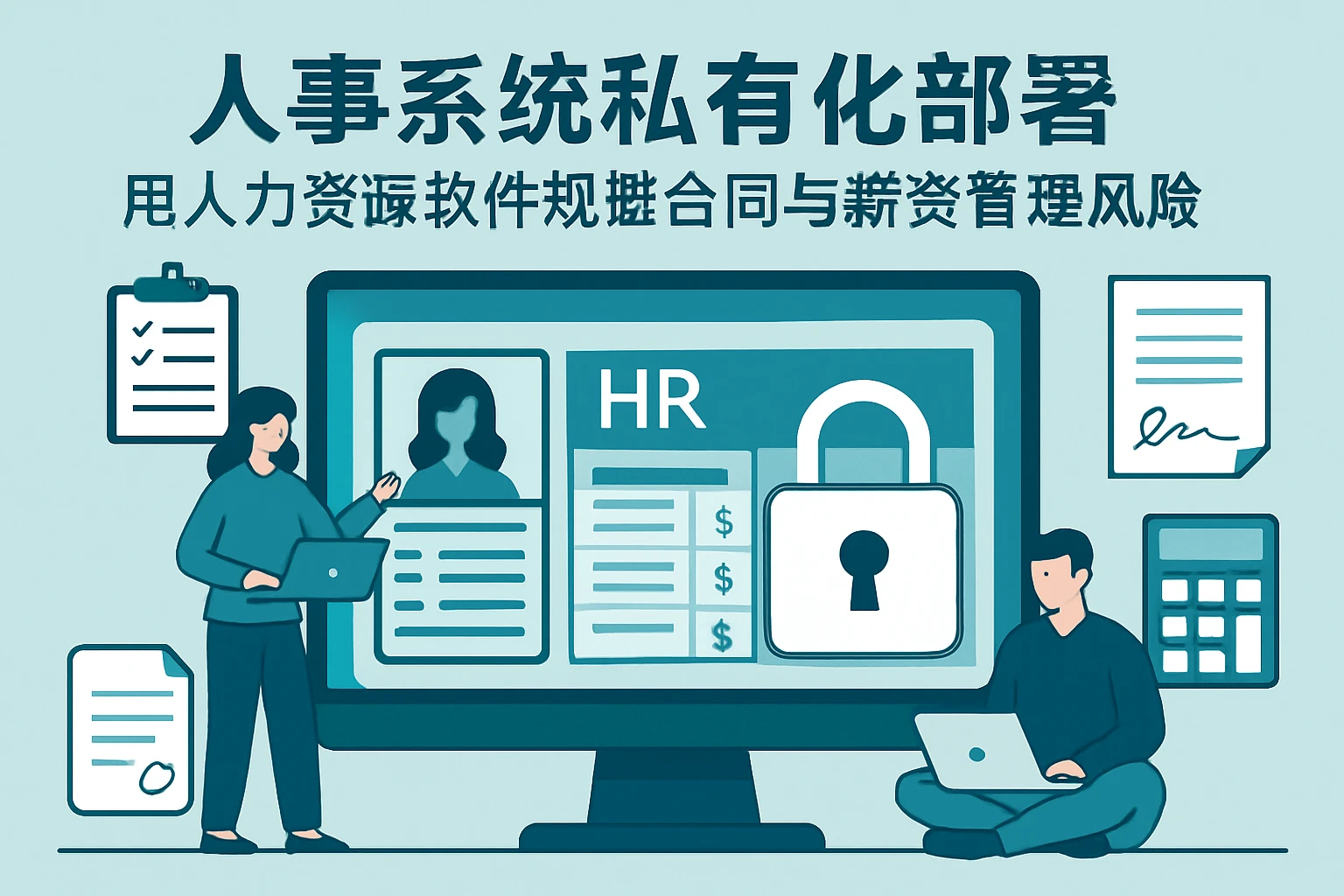 人事系统私有化部署：用人力资源软件规避合同与薪资管理风险