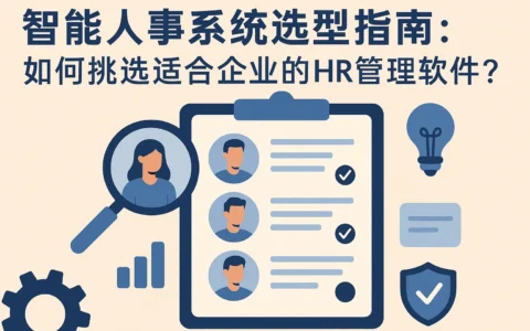 智能人事系统选型指南：如何挑选适合企业的HR管理软件？