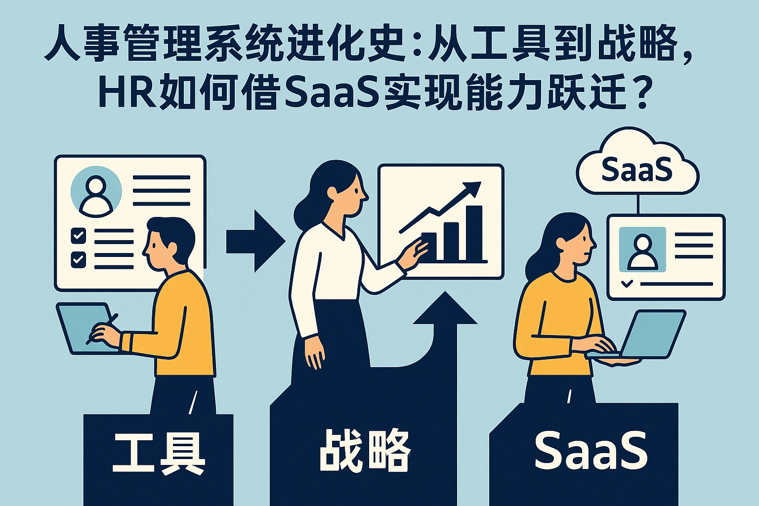人事管理系统进化史：从工具到战略，HR如何借SaaS实现能力跃迁？