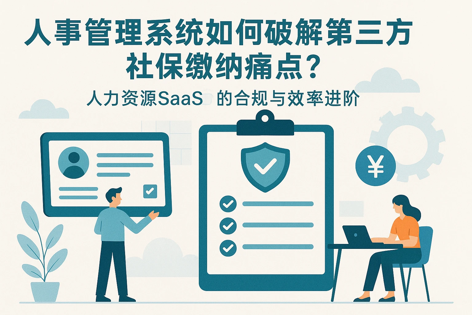 人事管理系统如何破解第三方社保缴纳痛点？人力资源SaaS的合规与效率进阶