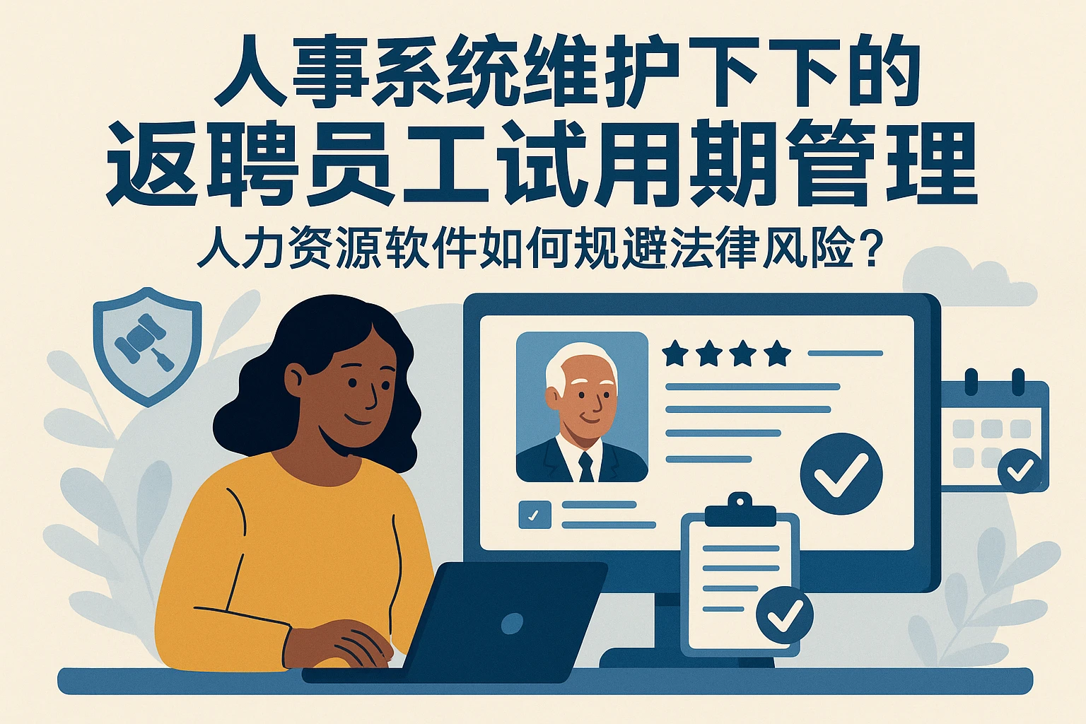 人事系统维护下的返聘员工试用期管理：人力资源软件如何规避法律风险？
