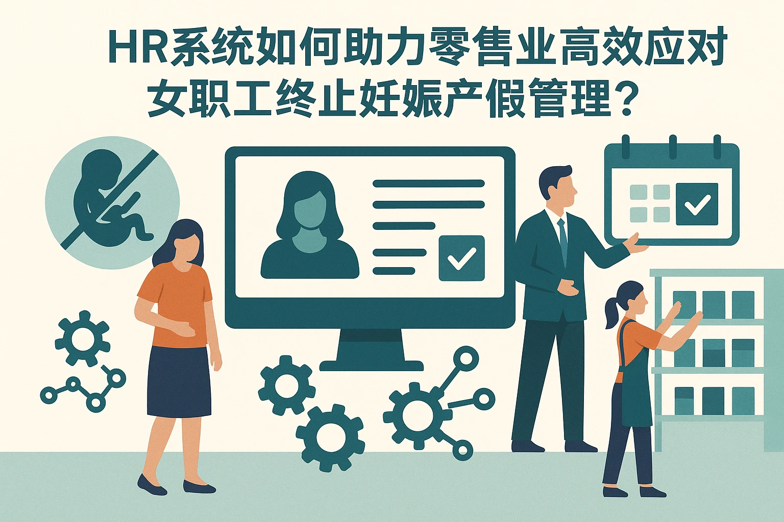 HR系统如何助力零售业高效应对女职工终止妊娠产假管理？