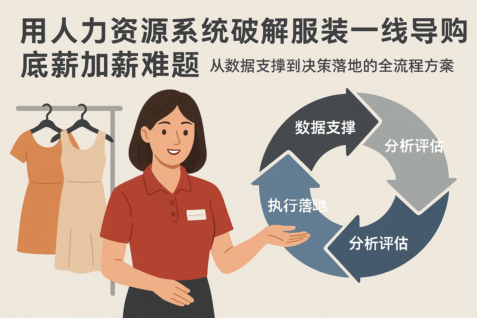 用人力资源系统破解服装一线导购底薪加薪难题：从数据支撑到决策落地的全流程方案