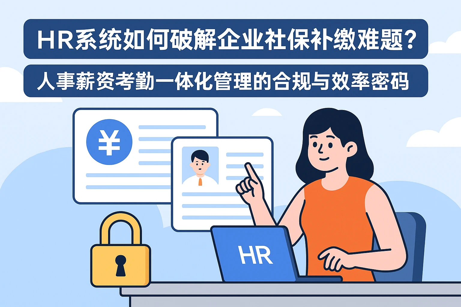 HR系统如何破解企业社保补缴难题？人事工资考勤一体化管理的合规与效率密码