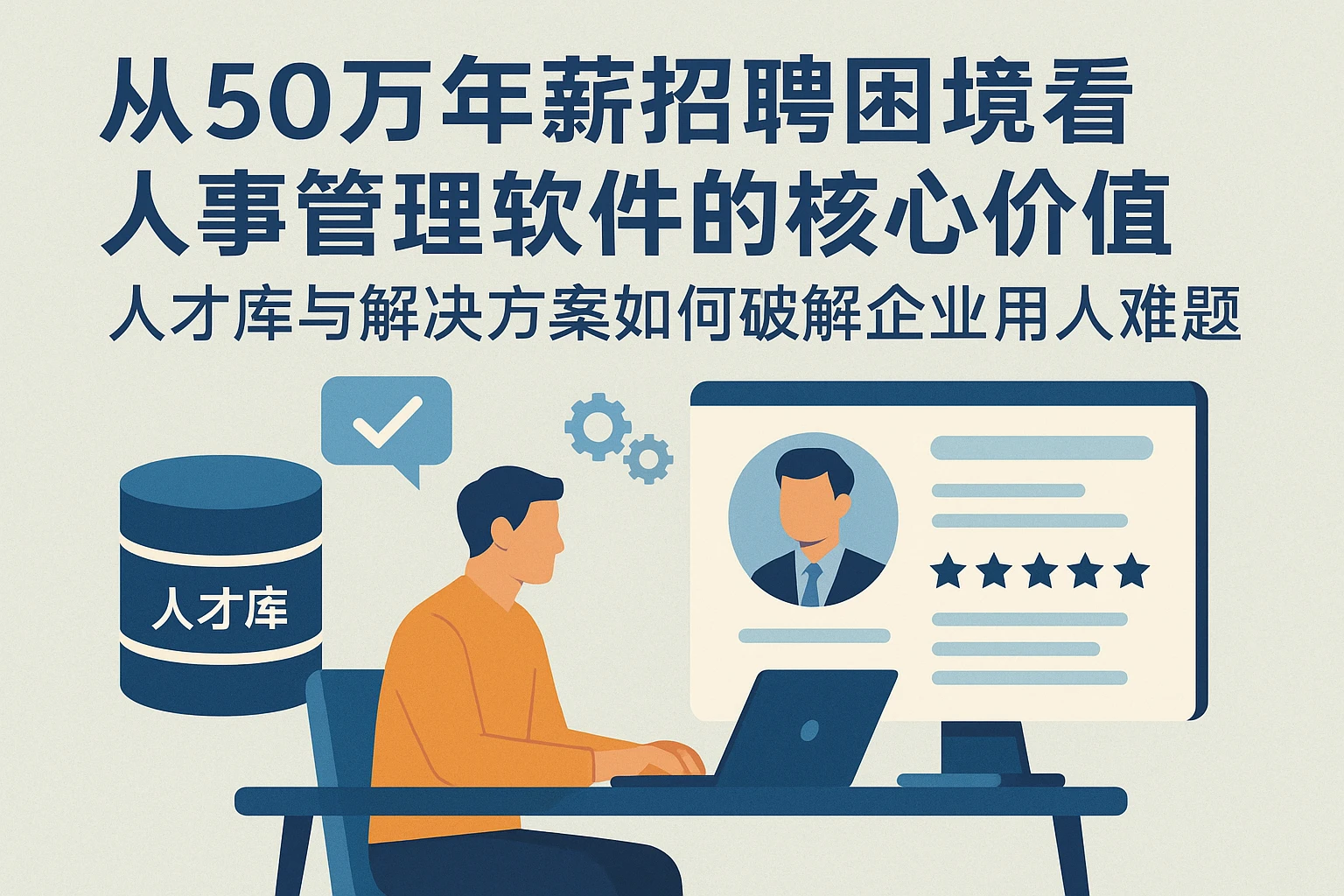 从50万年薪招聘困境看人事管理软件的核心价值——人才库与解决方案如何破解企业用人难题
