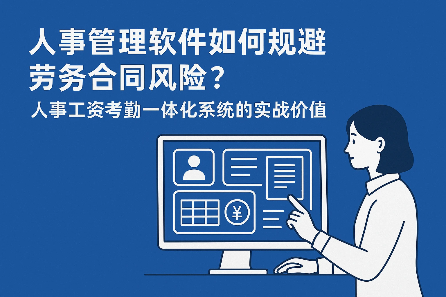 人事管理软件如何规避劳务合同风险？人事工资考勤一体化系统的实战价值